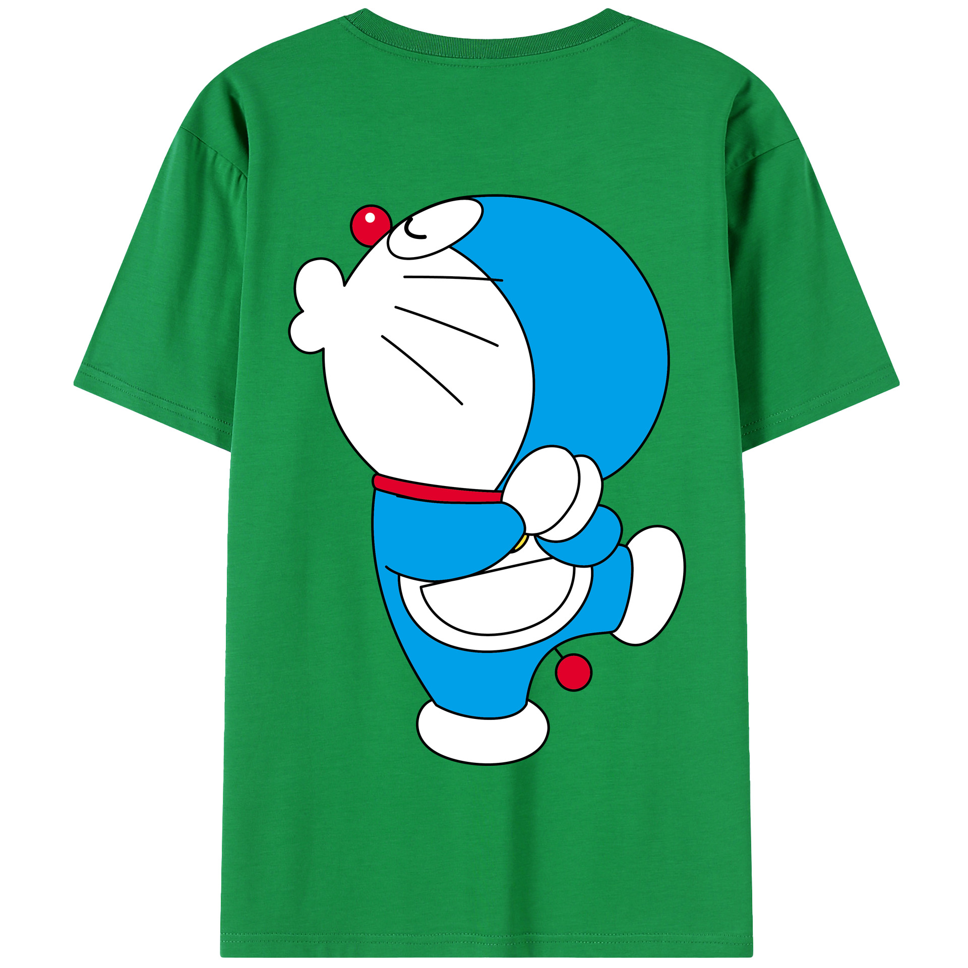 （画像用） ドラえもん Doraemon 綿100％半袖Tシャツ（背面プリント）