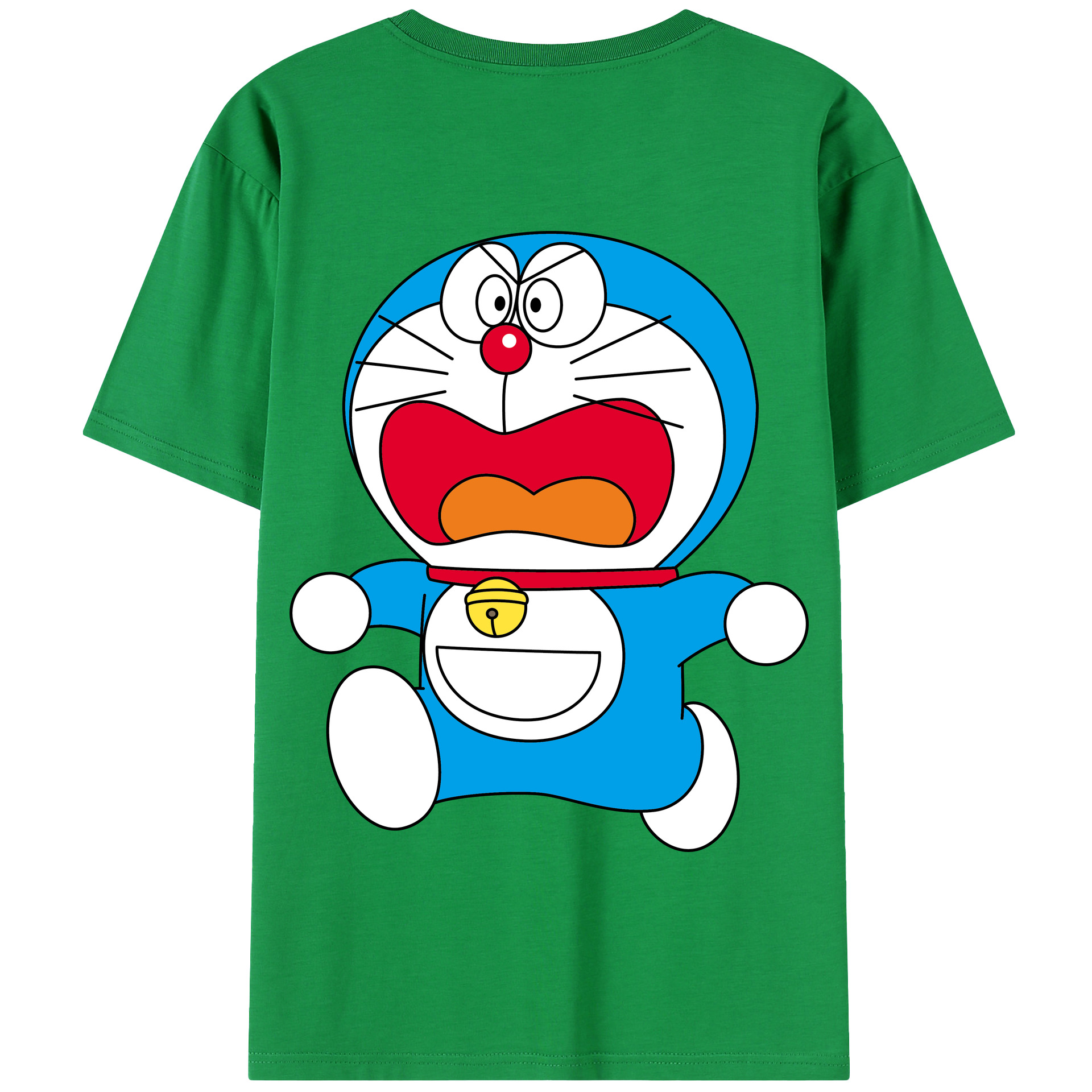 （画像用） ドラえもん Doraemon 綿100％半袖Tシャツ（背面プリント）