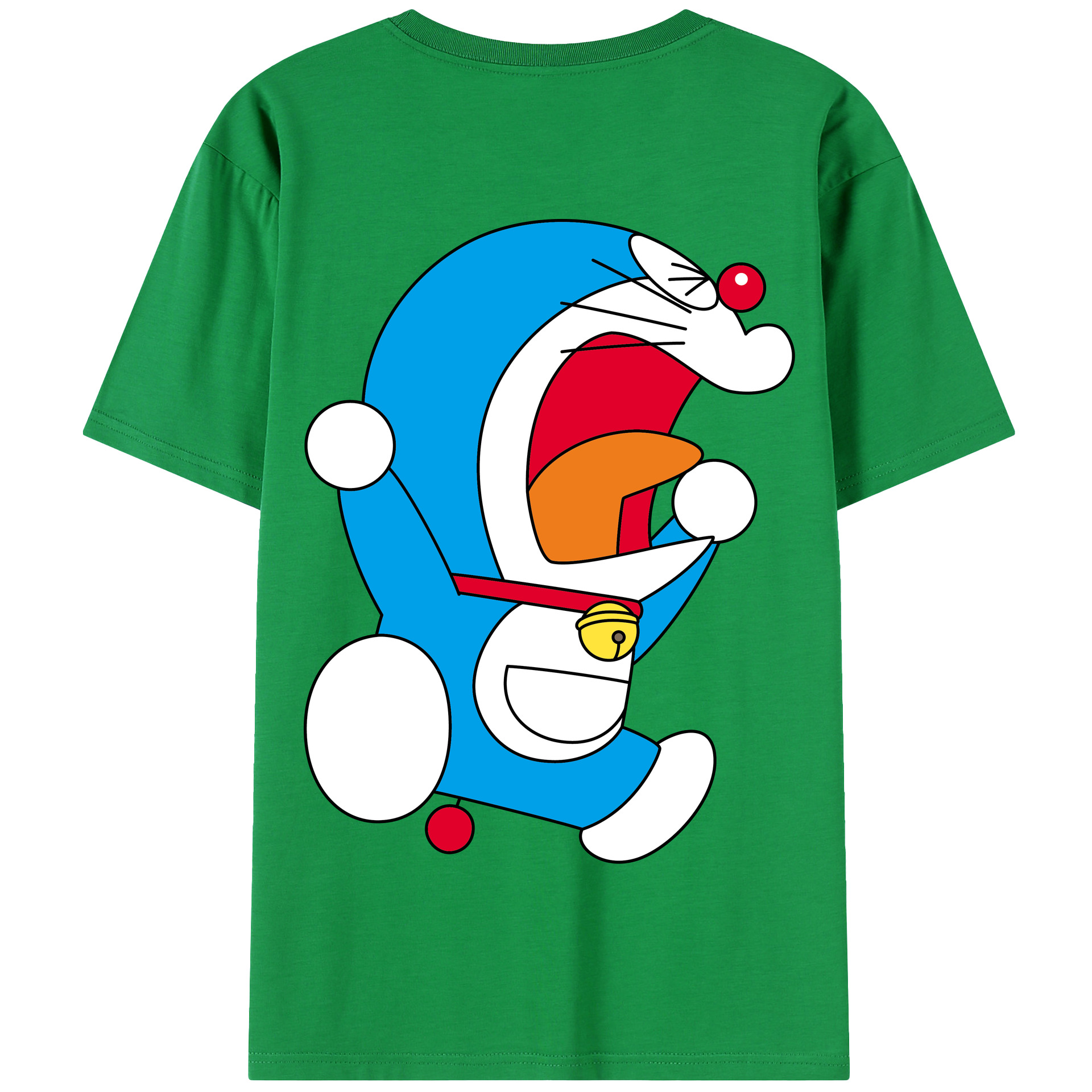 （画像用） ドラえもん Doraemon 綿100％半袖Tシャツ（背面プリント）