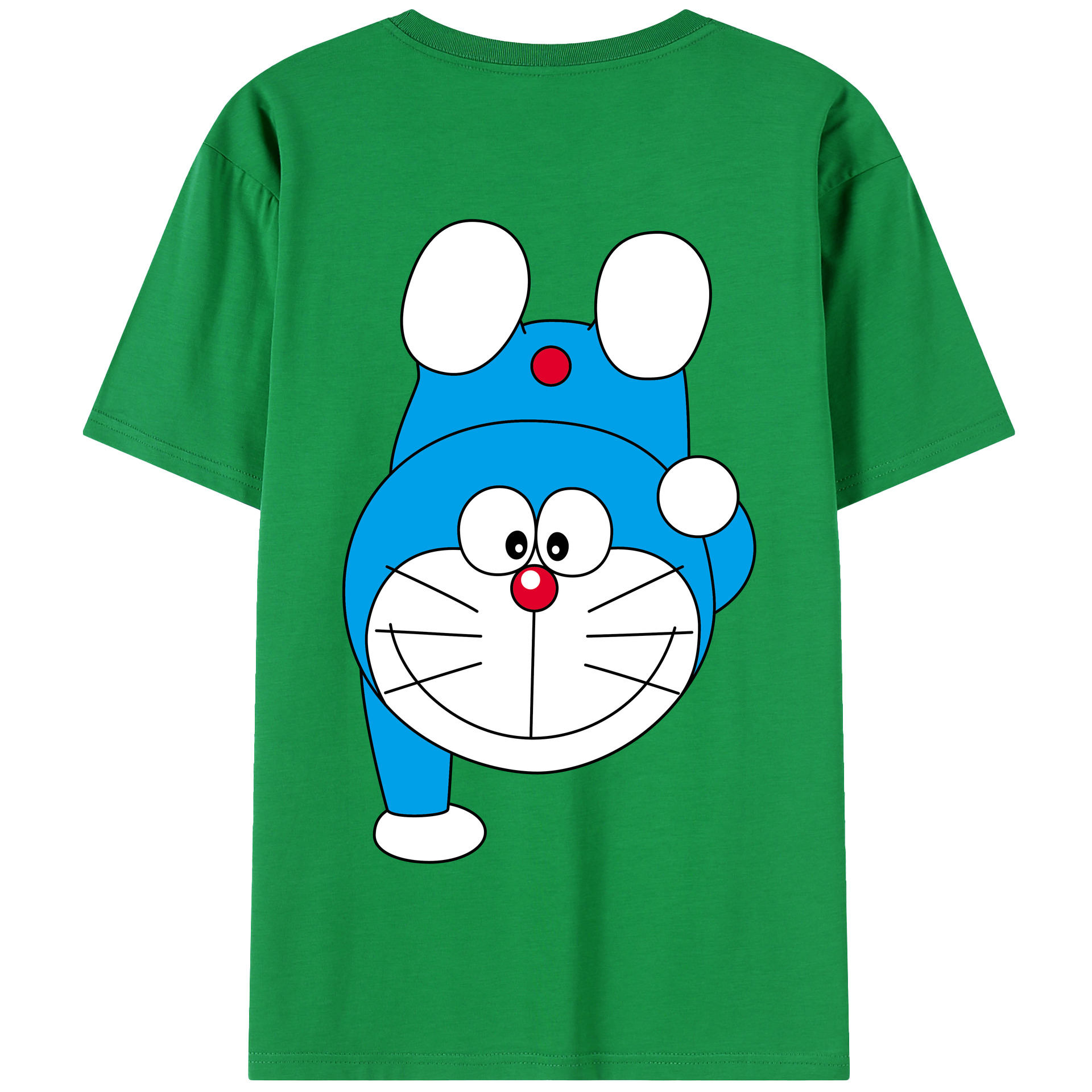 （画像用） ドラえもん Doraemon 綿100％半袖Tシャツ（背面プリント）