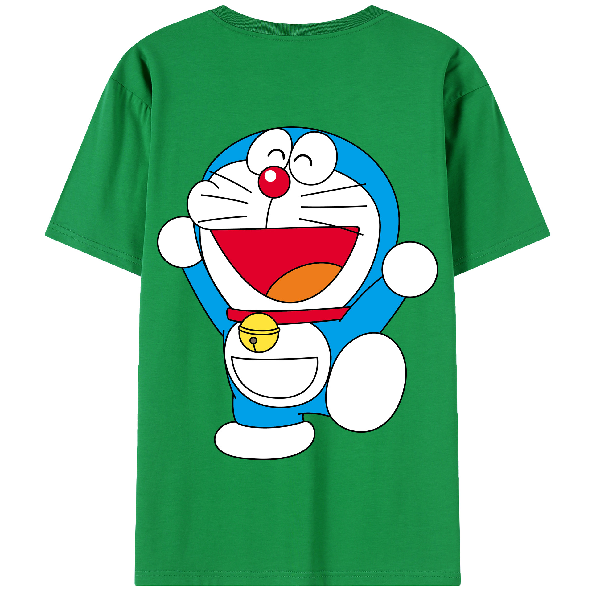 （画像用） ドラえもん Doraemon 綿100％半袖Tシャツ（背面プリント）