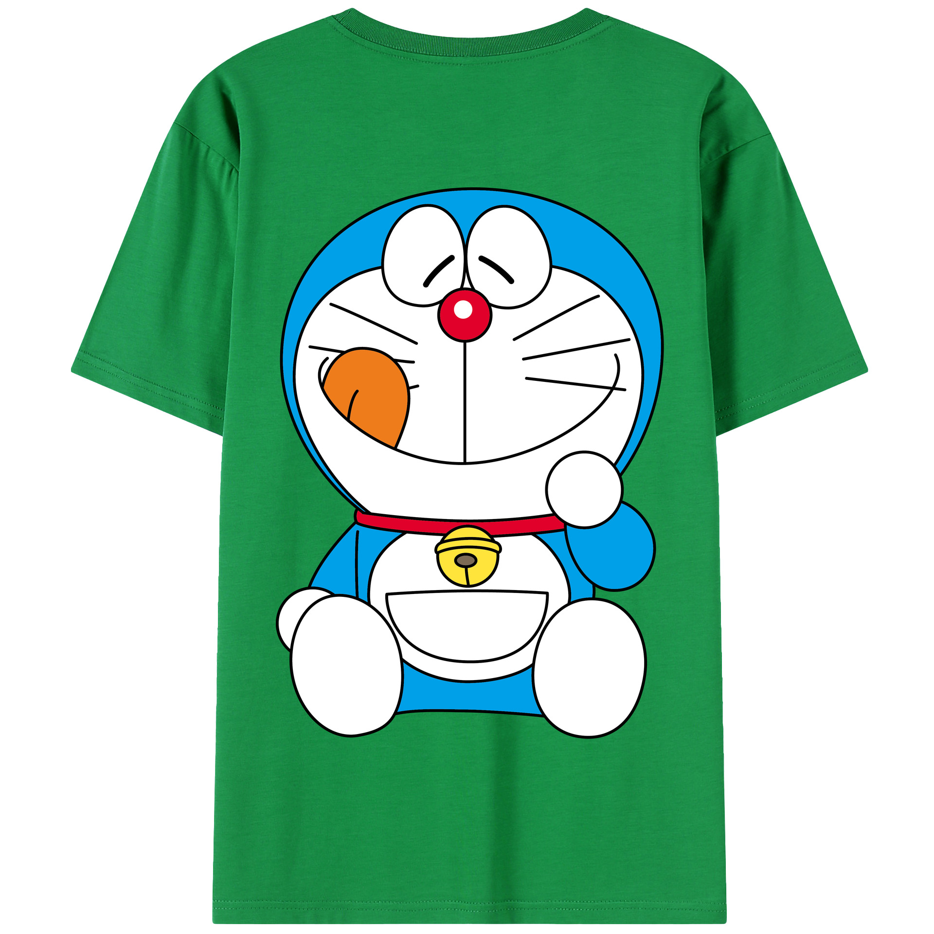 （画像用） ドラえもん Doraemon 綿100％半袖Tシャツ（背面プリント）