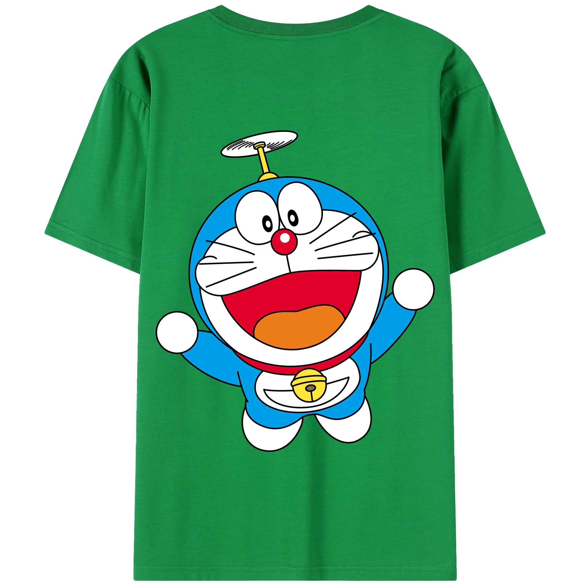 （画像用） ドラえもん Doraemon 綿100％半袖Tシャツ（背面プリント）