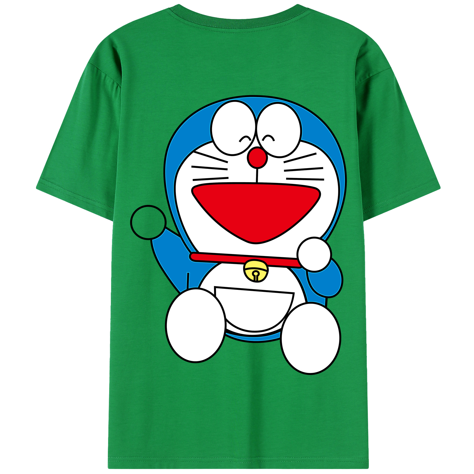 （画像用） ドラえもん Doraemon 綿100％半袖Tシャツ（背面プリント）