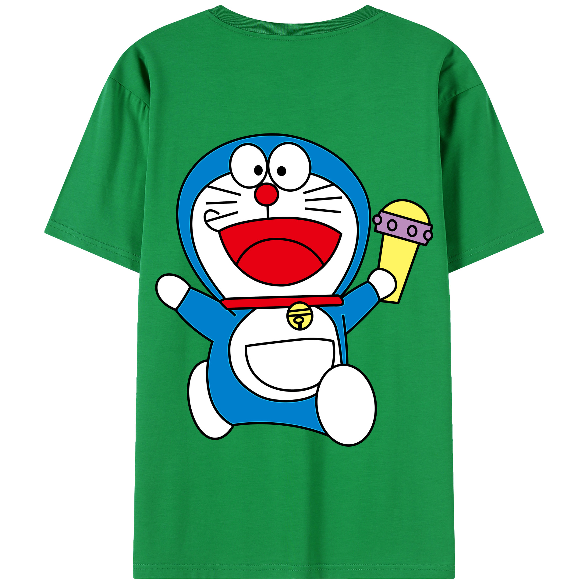 （画像用） ドラえもん Doraemon 綿100％半袖Tシャツ（背面プリント）