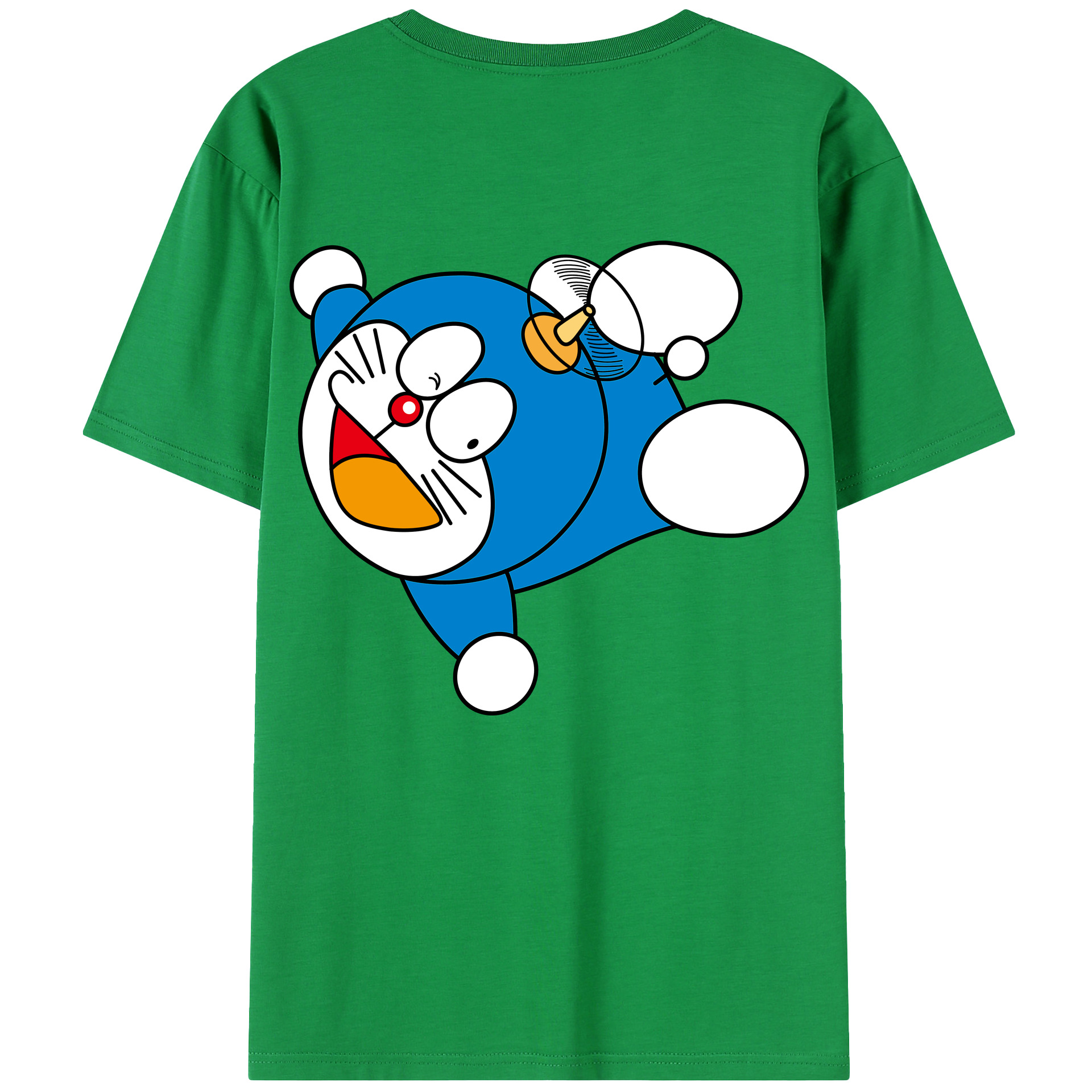 （画像用） ドラえもん Doraemon 綿100％半袖Tシャツ（背面プリント）