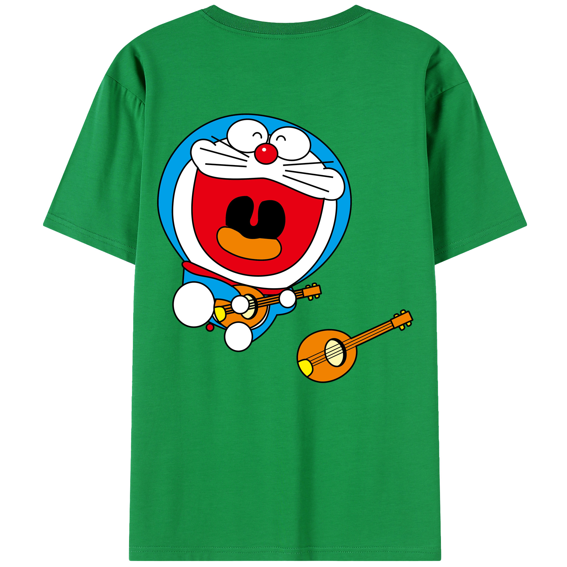 （画像用） ドラえもん Doraemon 綿100％半袖Tシャツ（背面プリント）
