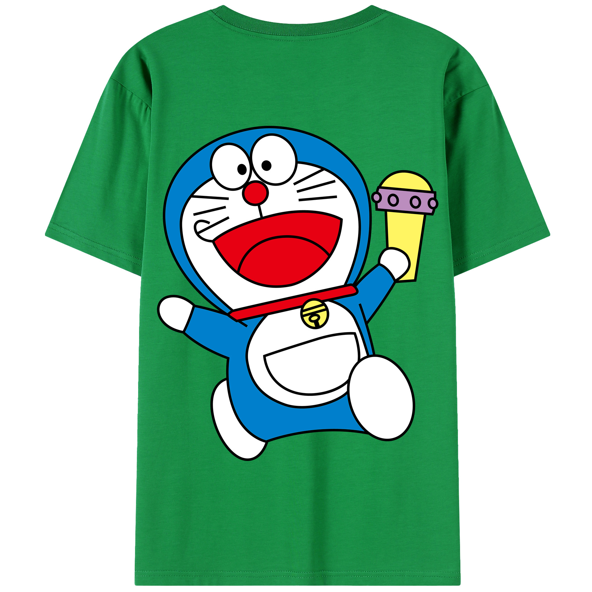 （画像用） ドラえもん Doraemon 綿100％半袖Tシャツ（背面プリント）