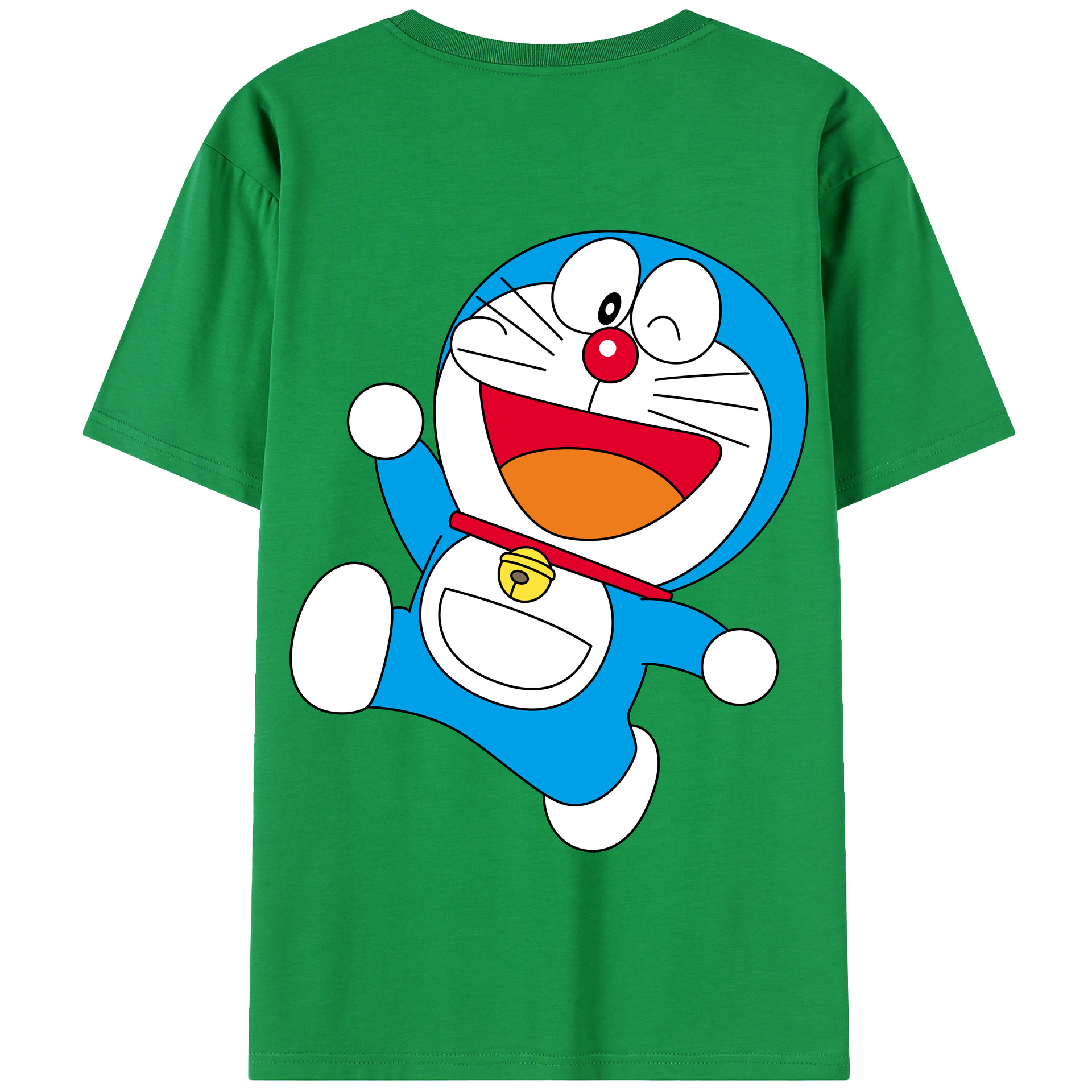 （画像用） ドラえもん Doraemon 綿100％半袖Tシャツ（背面プリント）