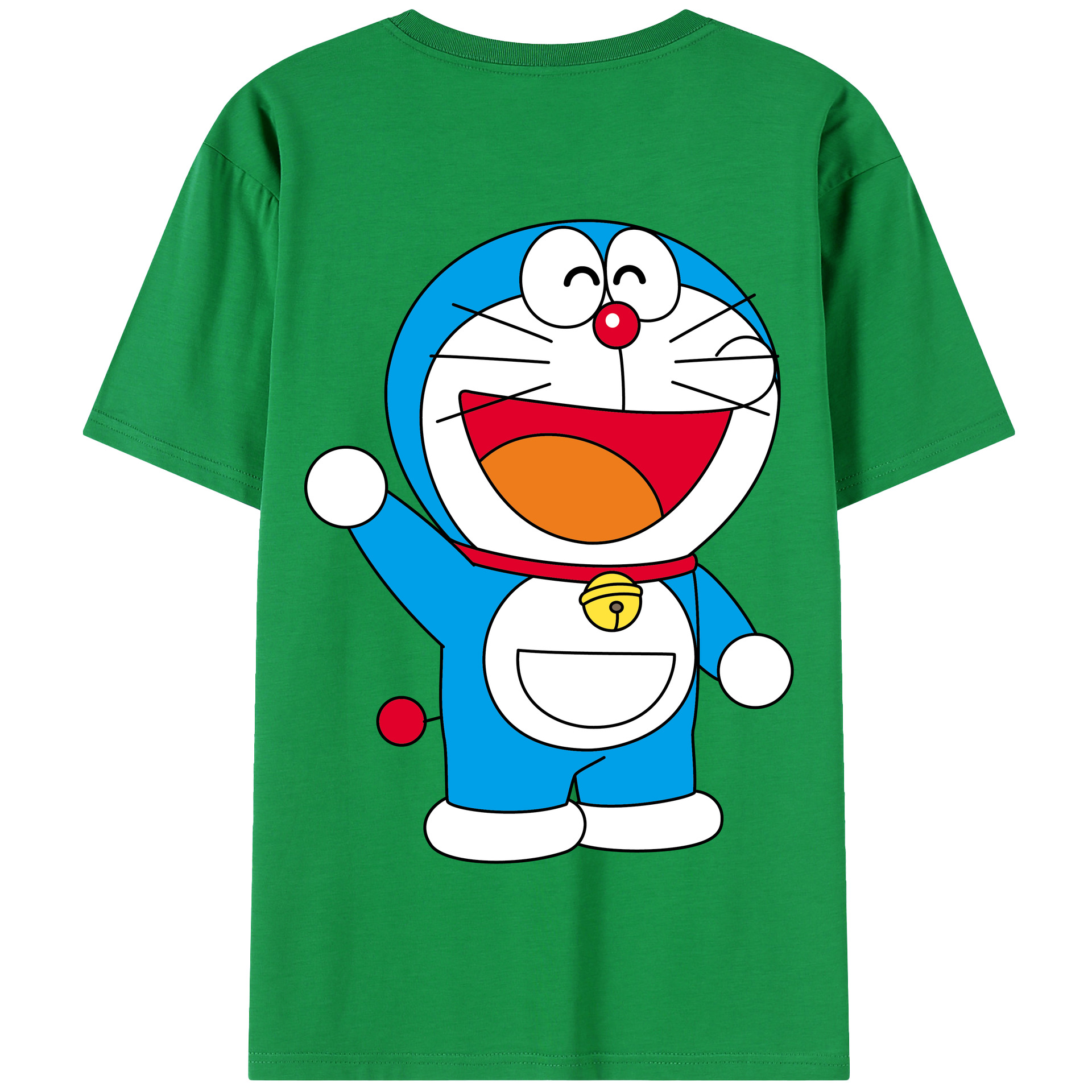 （画像用） ドラえもん Doraemon 綿100％半袖Tシャツ（背面プリント）