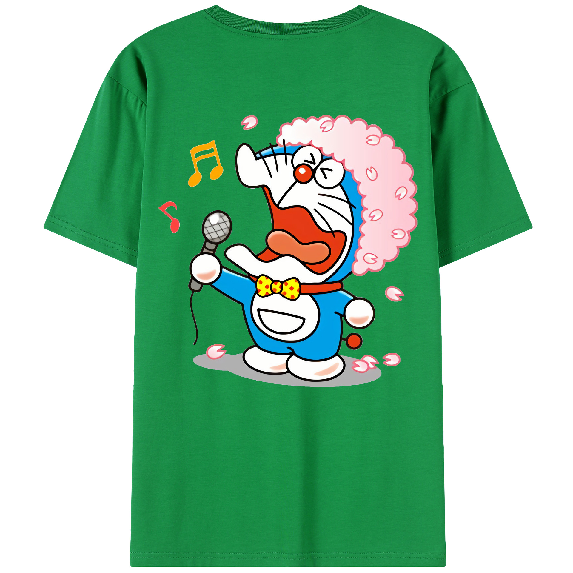 （画像用） ドラえもん Doraemon 綿100％半袖Tシャツ（背面プリント）