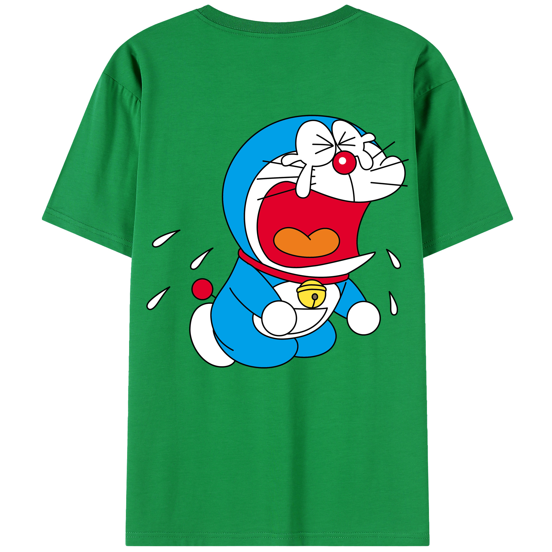（画像用） ドラえもん Doraemon 綿100％半袖Tシャツ（背面プリント）