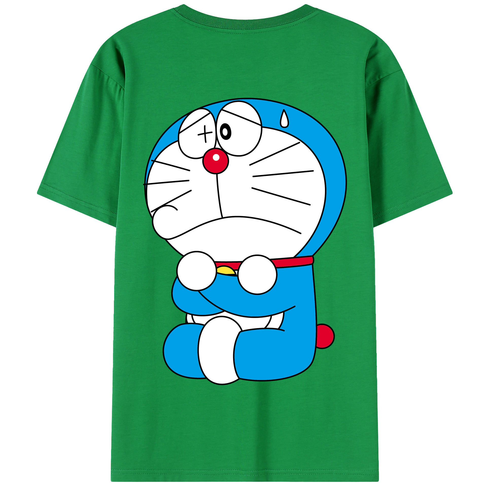（画像用） ドラえもん Doraemon 綿100％半袖Tシャツ（背面プリント）