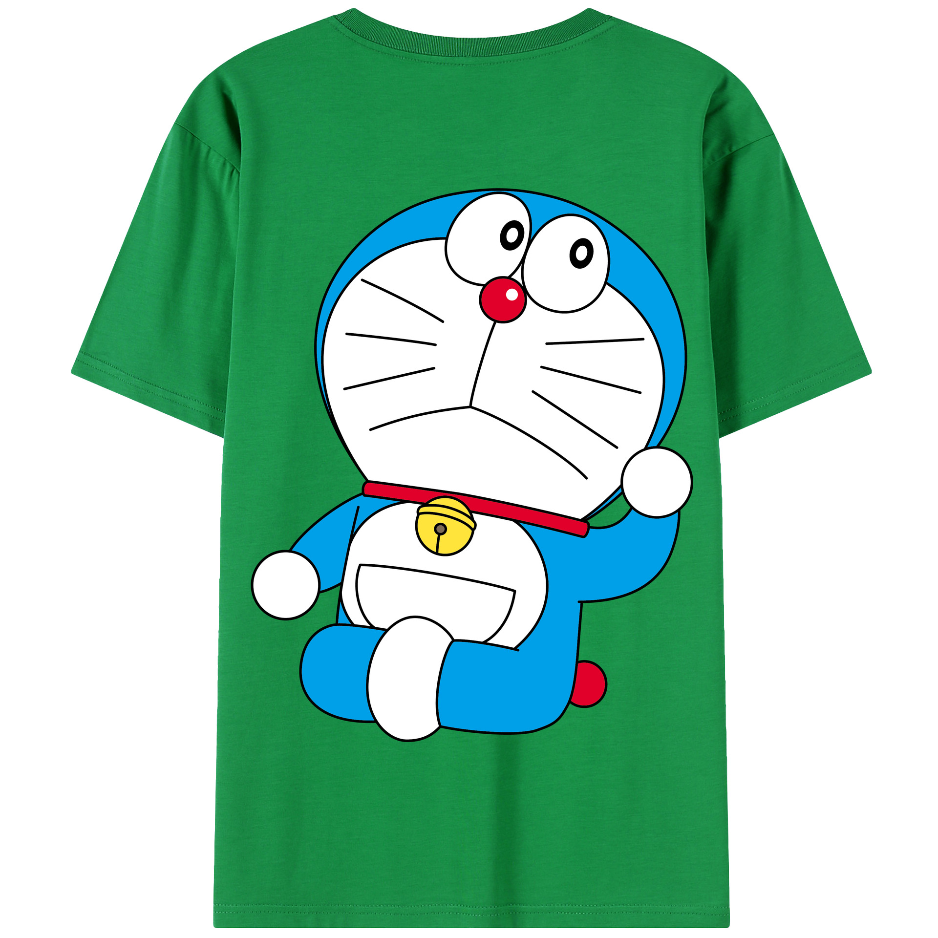 （画像用） ドラえもん Doraemon 綿100％半袖Tシャツ（背面プリント）