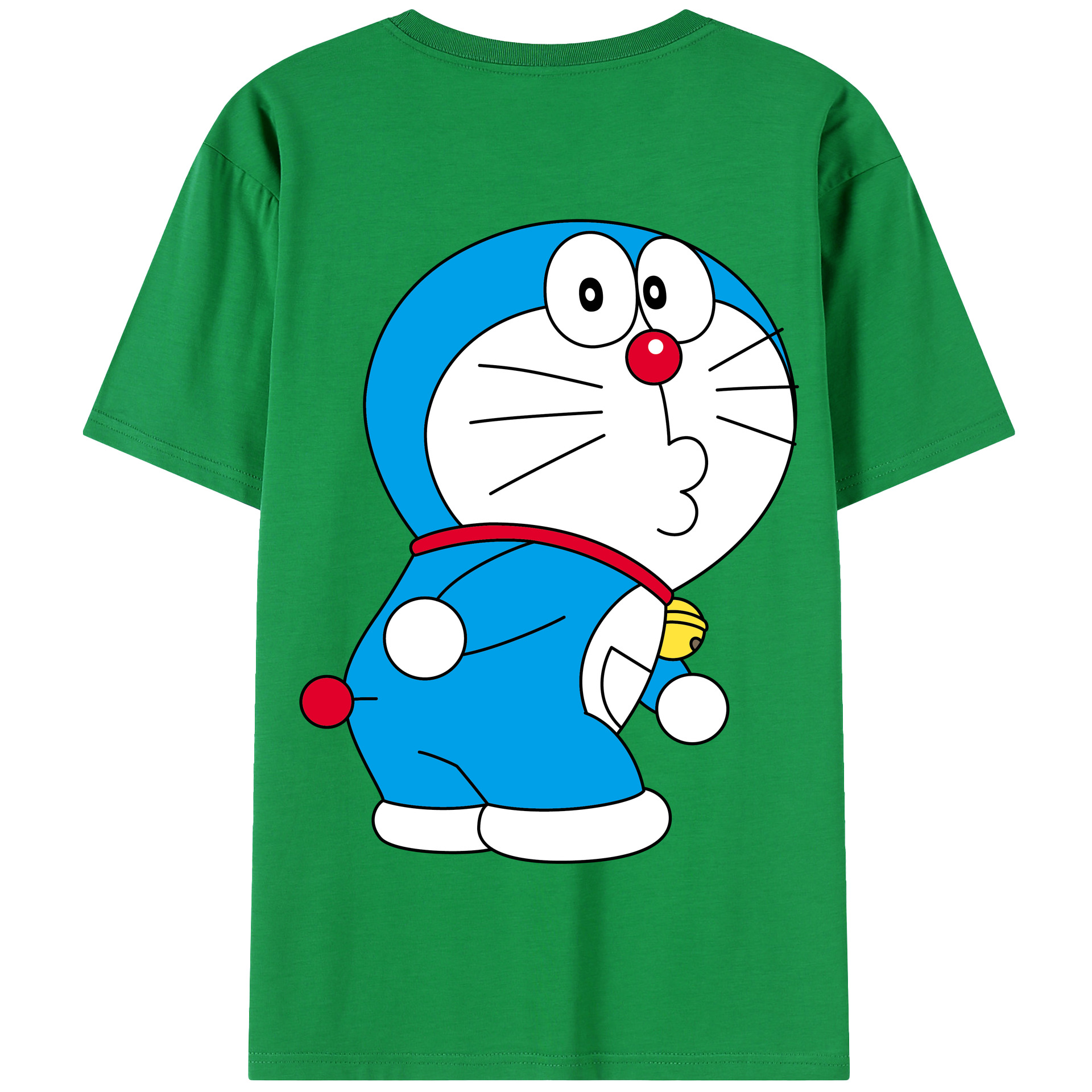 （画像用） ドラえもん Doraemon 綿100％半袖Tシャツ（背面プリント）