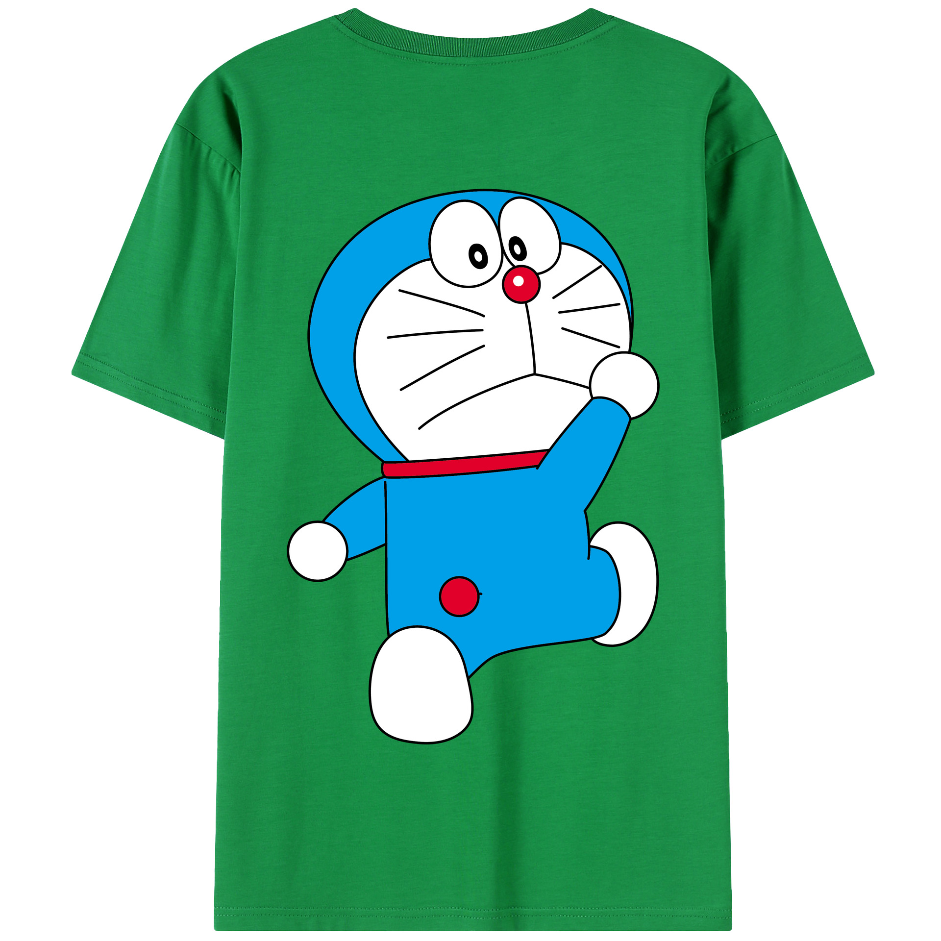 （画像用） ドラえもん Doraemon 綿100％半袖Tシャツ（背面プリント）