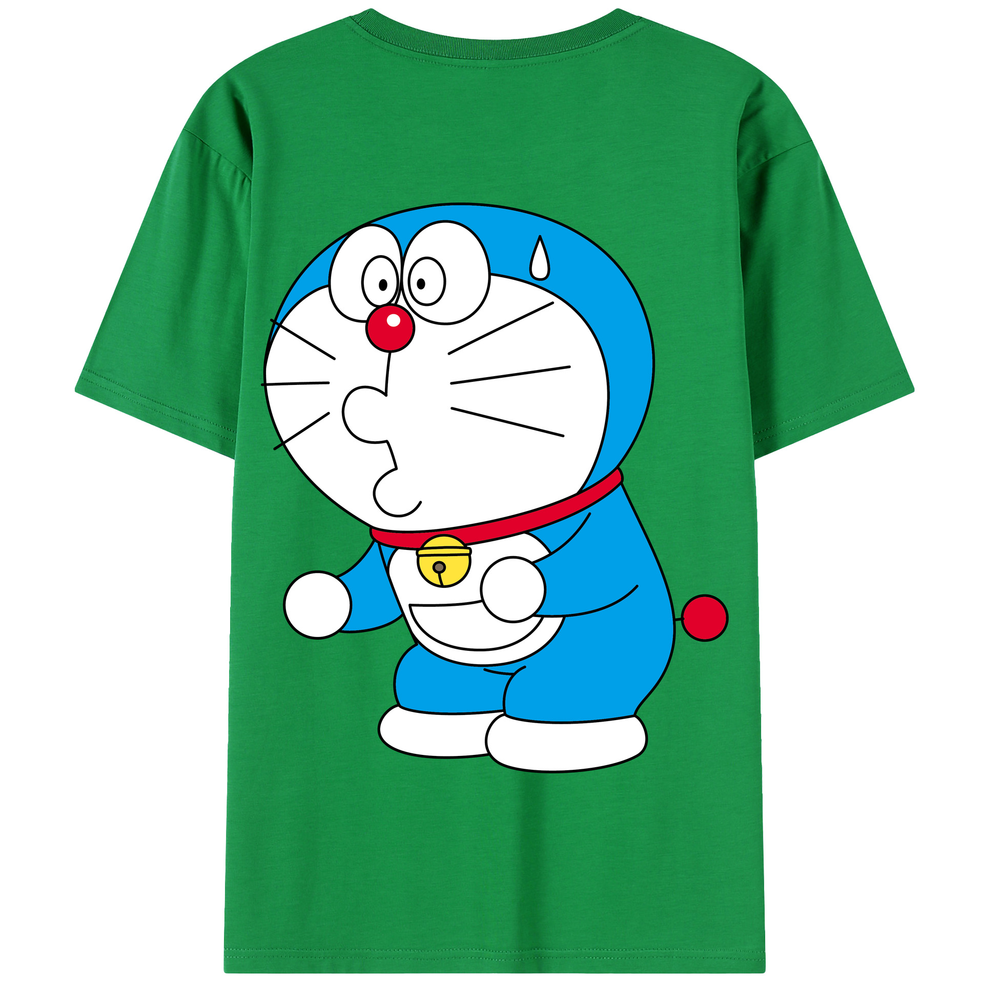 （画像用） ドラえもん Doraemon 綿100％半袖Tシャツ（背面プリント）