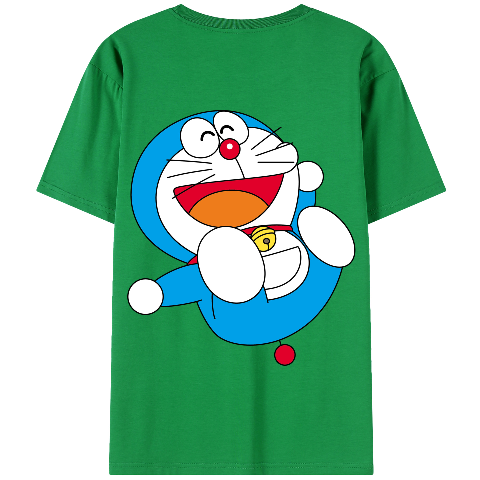 （画像用） ドラえもん Doraemon 綿100％半袖Tシャツ（背面プリント）