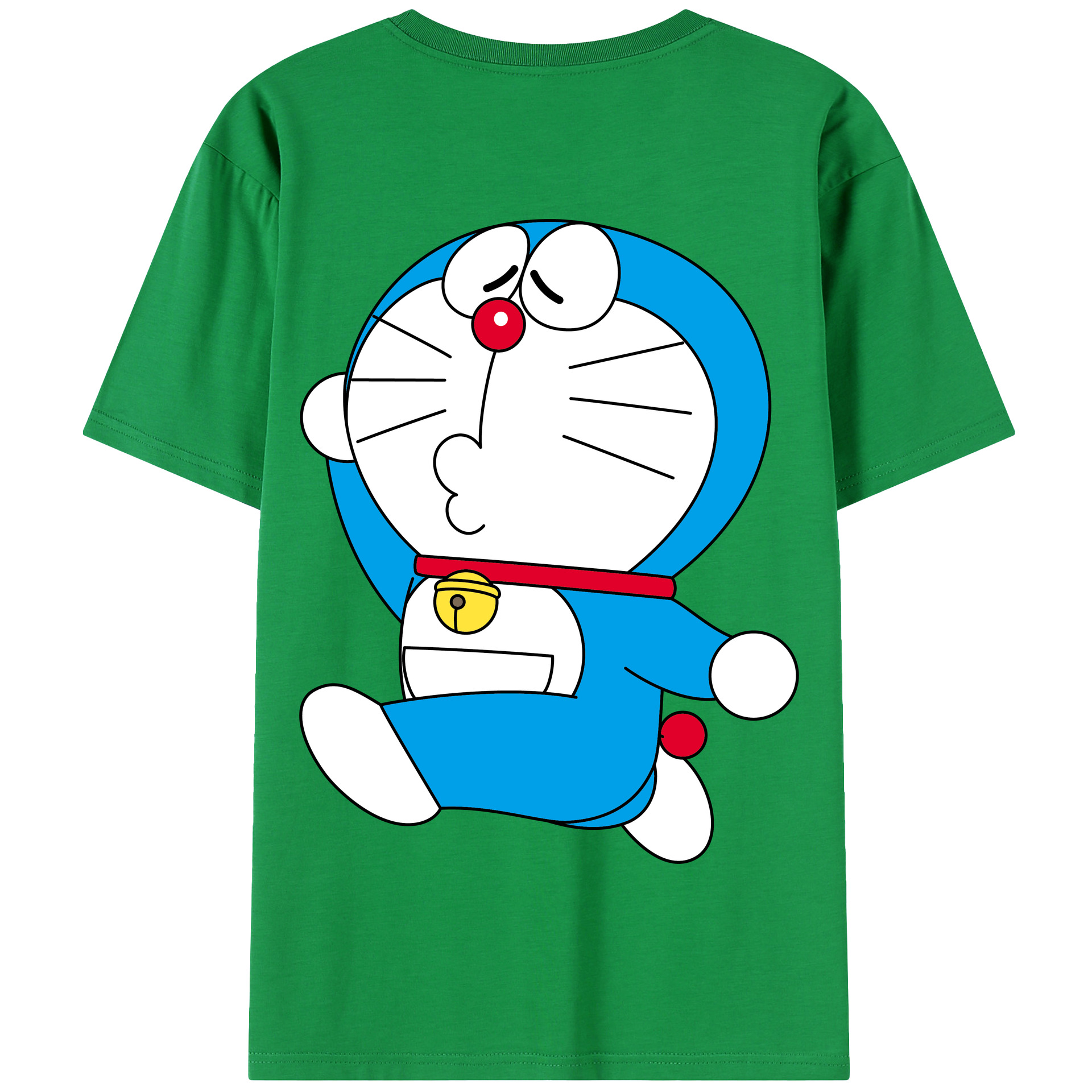 （画像用） ドラえもん Doraemon 綿100％半袖Tシャツ（背面プリント）