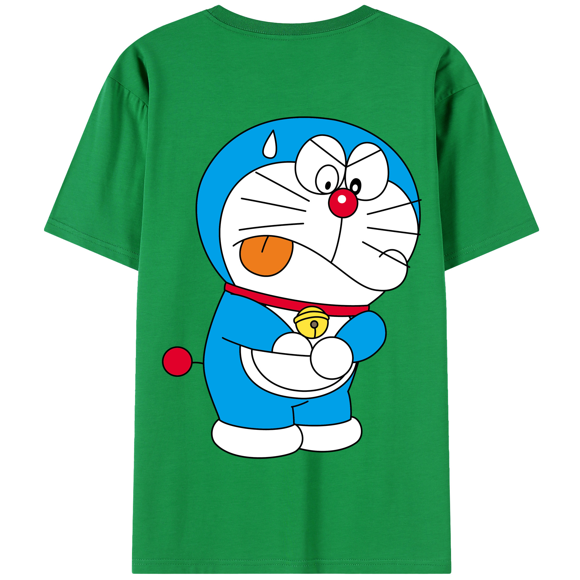 （画像用） ドラえもん Doraemon 綿100％半袖Tシャツ（背面プリント）