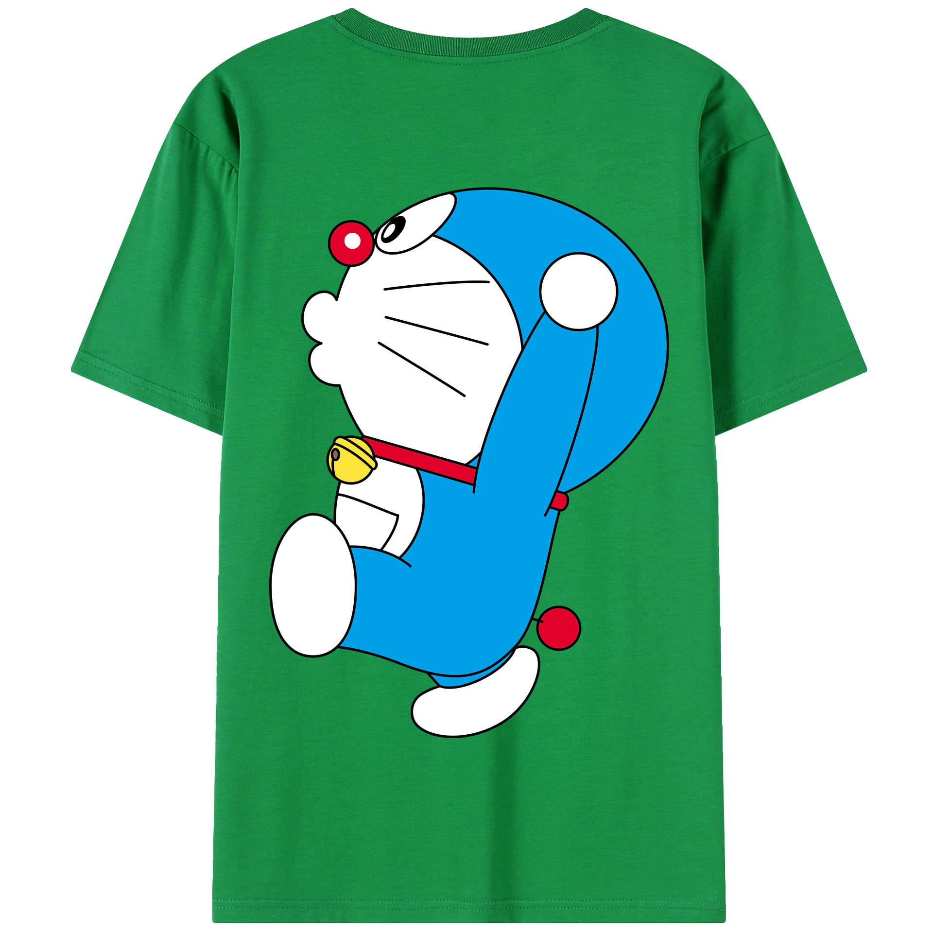 （画像用） ドラえもん Doraemon 綿100％半袖Tシャツ（背面プリント）