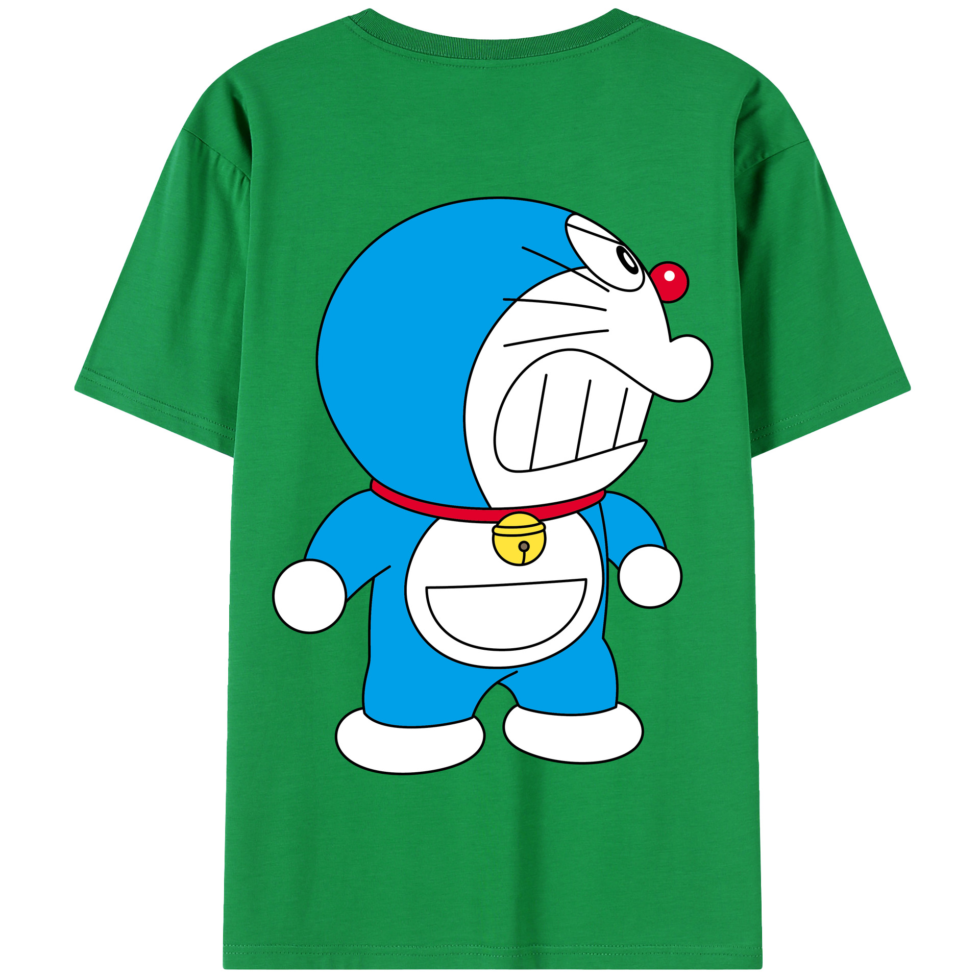 （画像用） ドラえもん Doraemon 綿100％半袖Tシャツ（背面プリント）
