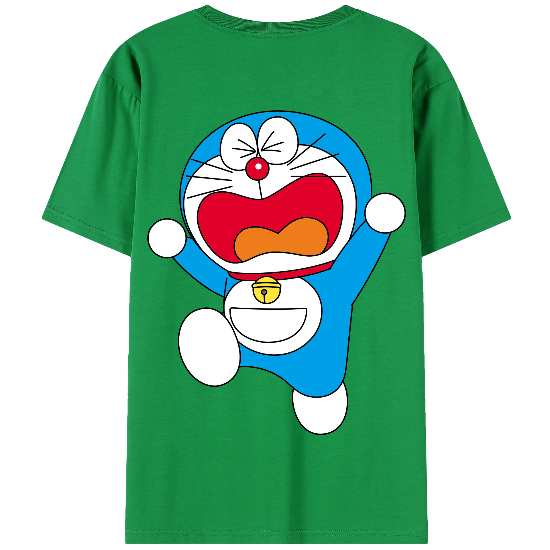 （画像用） ドラえもん Doraemon 綿100％半袖Tシャツ（背面プリント）