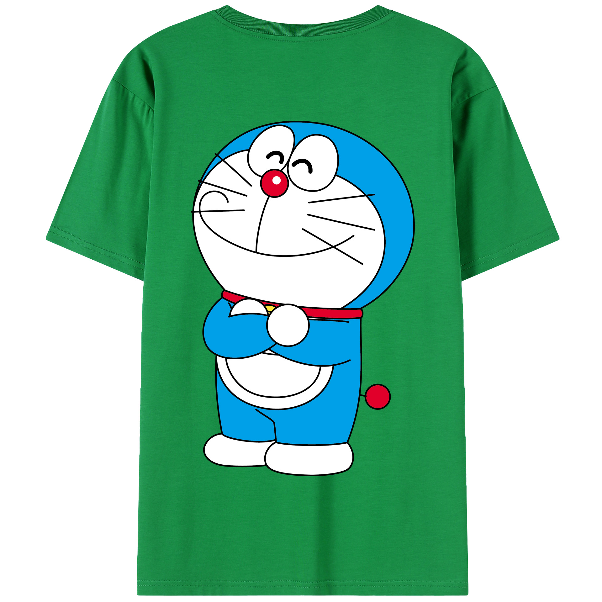 （画像用） ドラえもん Doraemon 綿100％半袖Tシャツ（背面プリント）