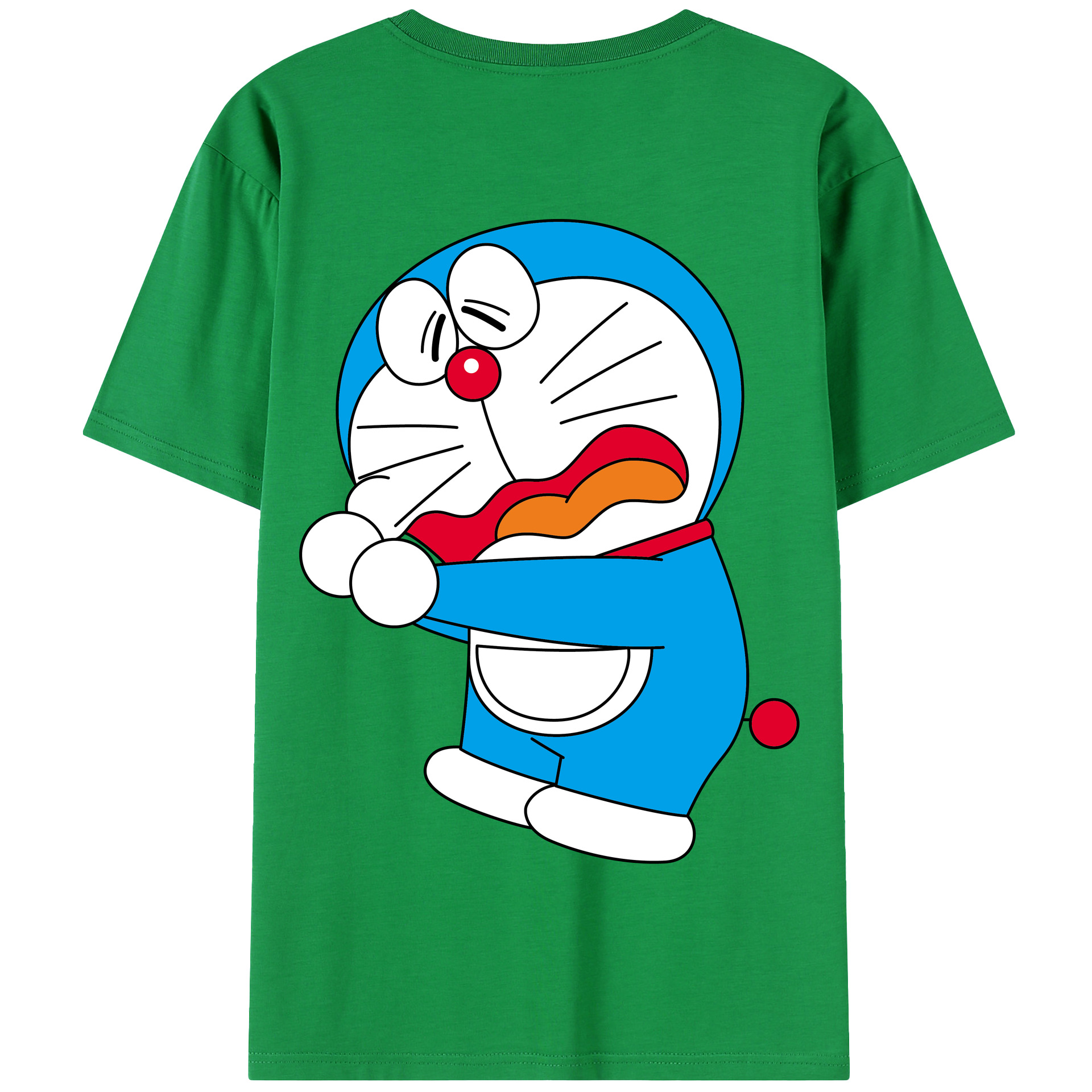 （画像用） ドラえもん Doraemon 綿100％半袖Tシャツ（背面プリント）