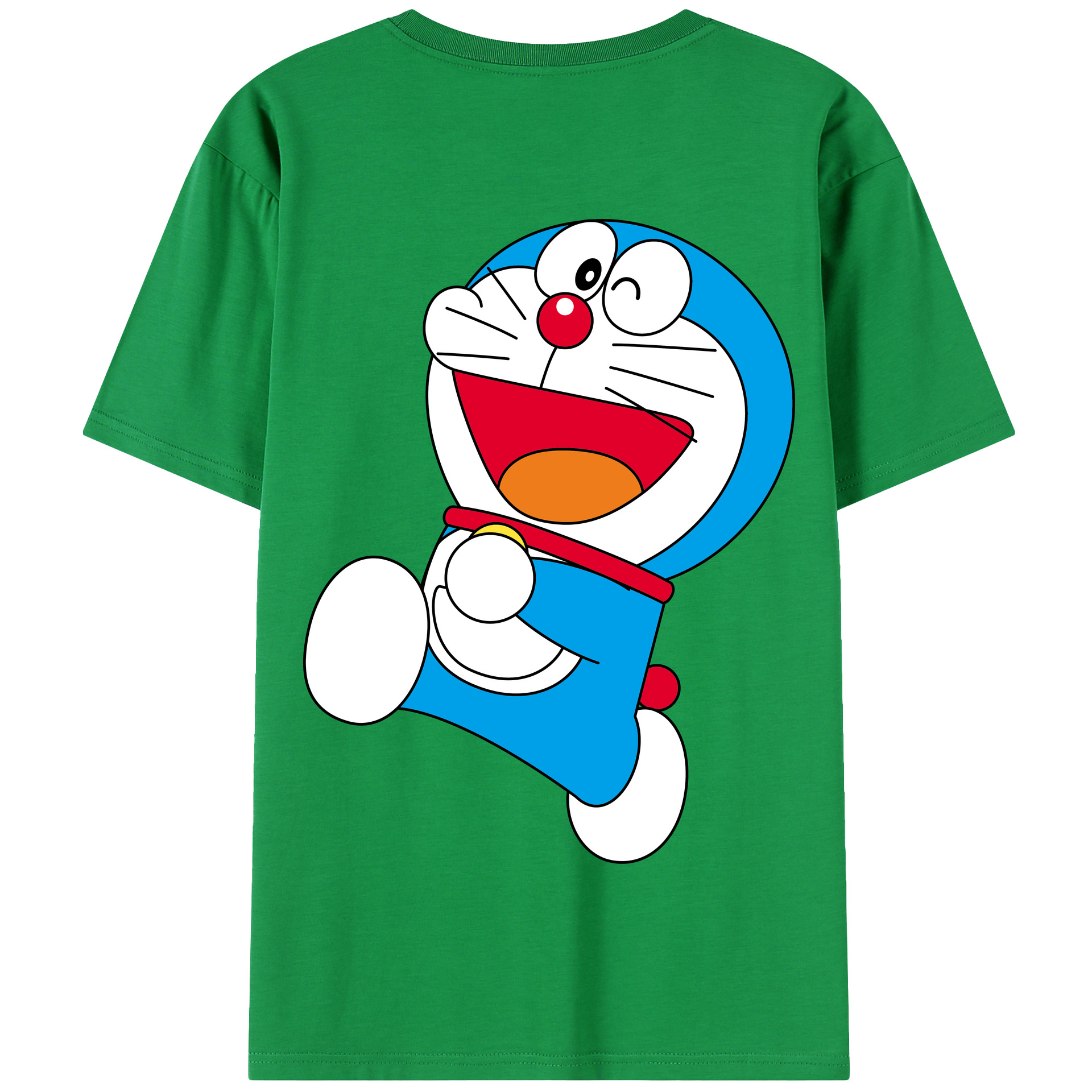 （画像用） ドラえもん Doraemon 綿100％半袖Tシャツ（背面プリント）