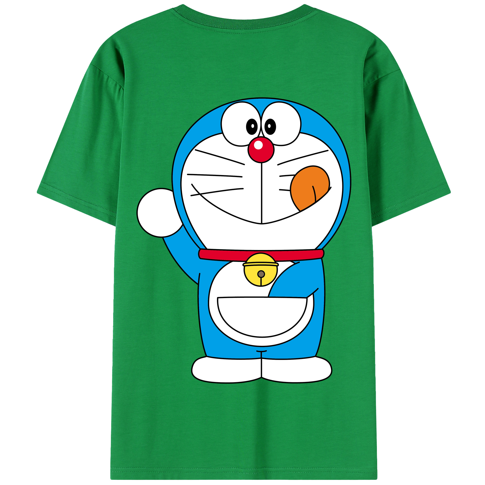 （画像用） ドラえもん Doraemon 綿100％半袖Tシャツ（背面プリント）