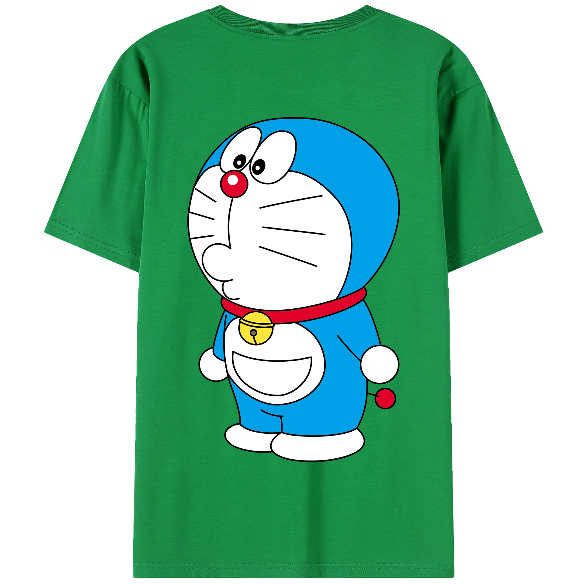 （画像用） ドラえもん Doraemon 綿100％半袖Tシャツ（背面プリント）