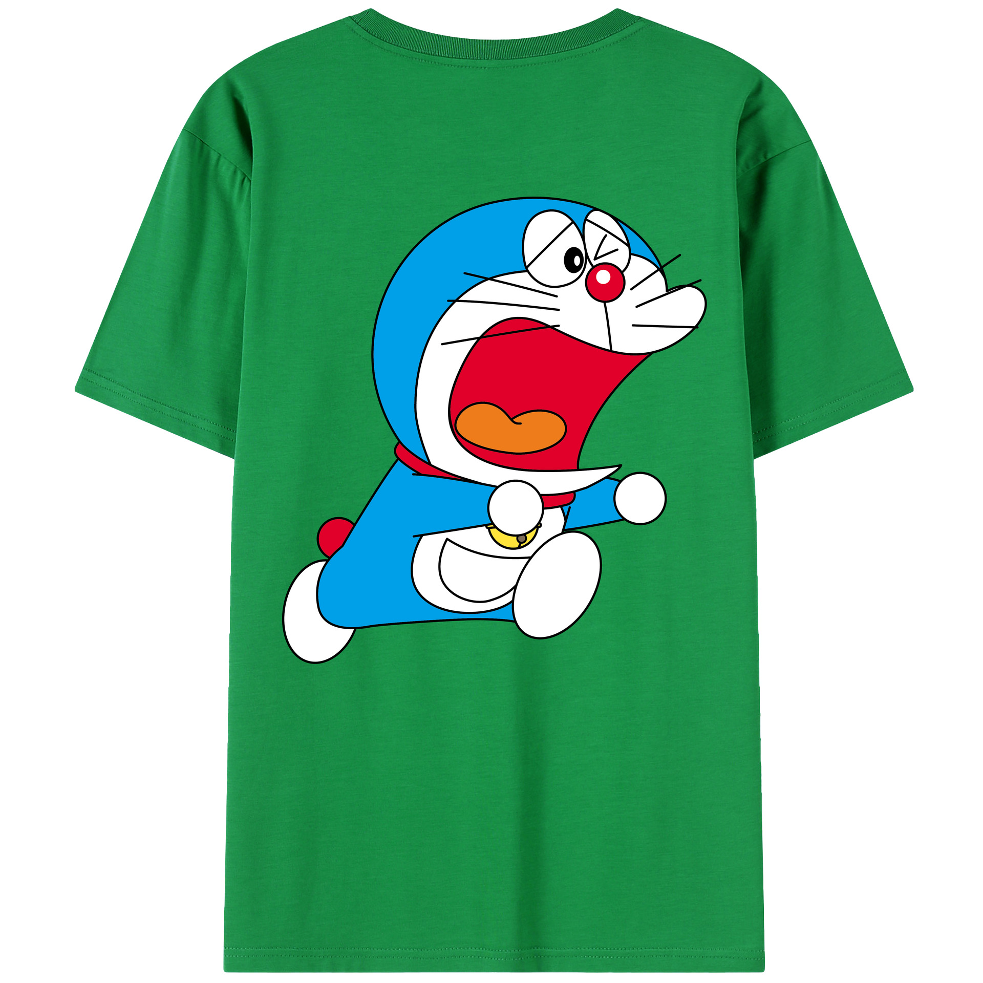 （画像用） ドラえもん Doraemon 綿100％半袖Tシャツ（背面プリント）