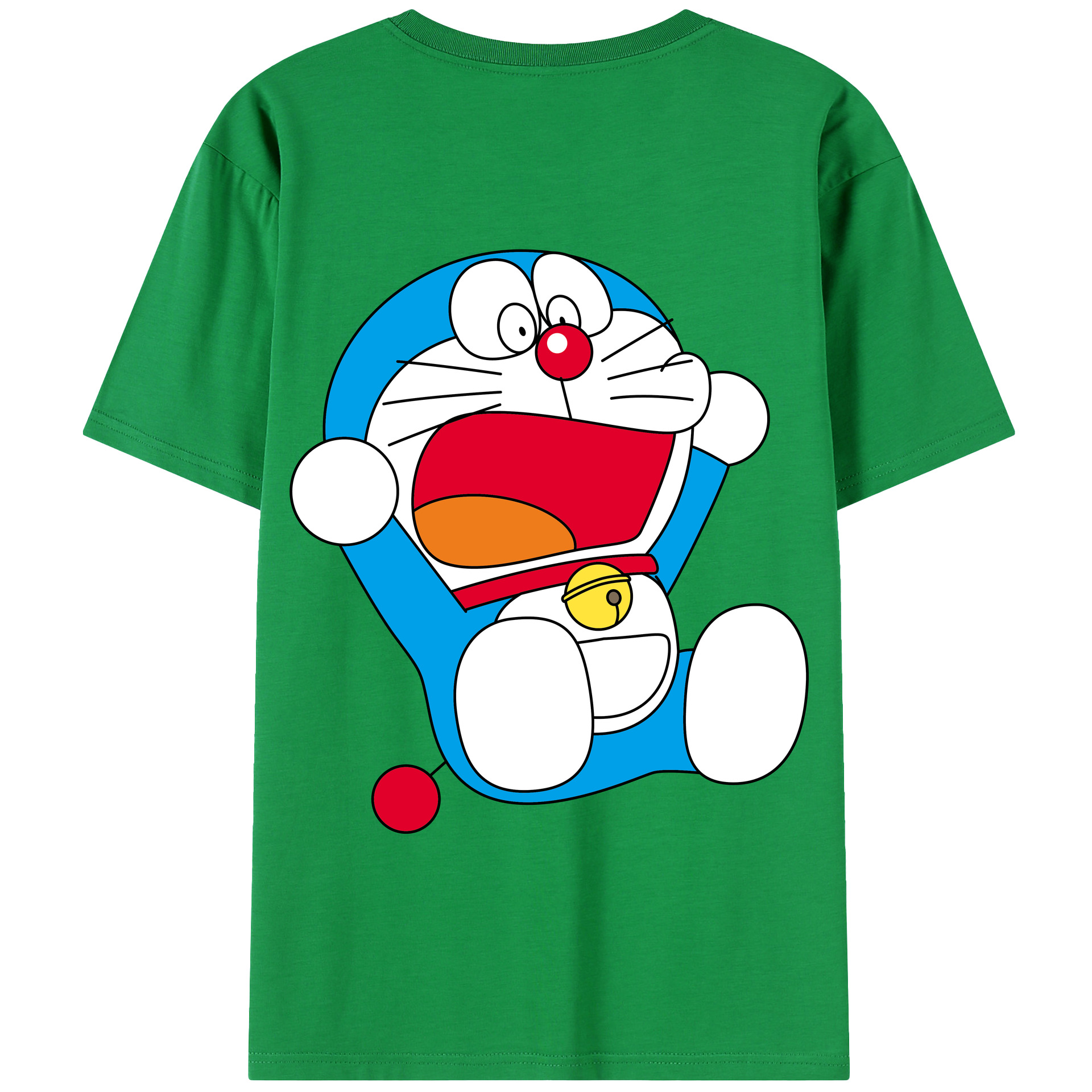 （画像用） ドラえもん Doraemon 綿100％半袖Tシャツ（背面プリント）