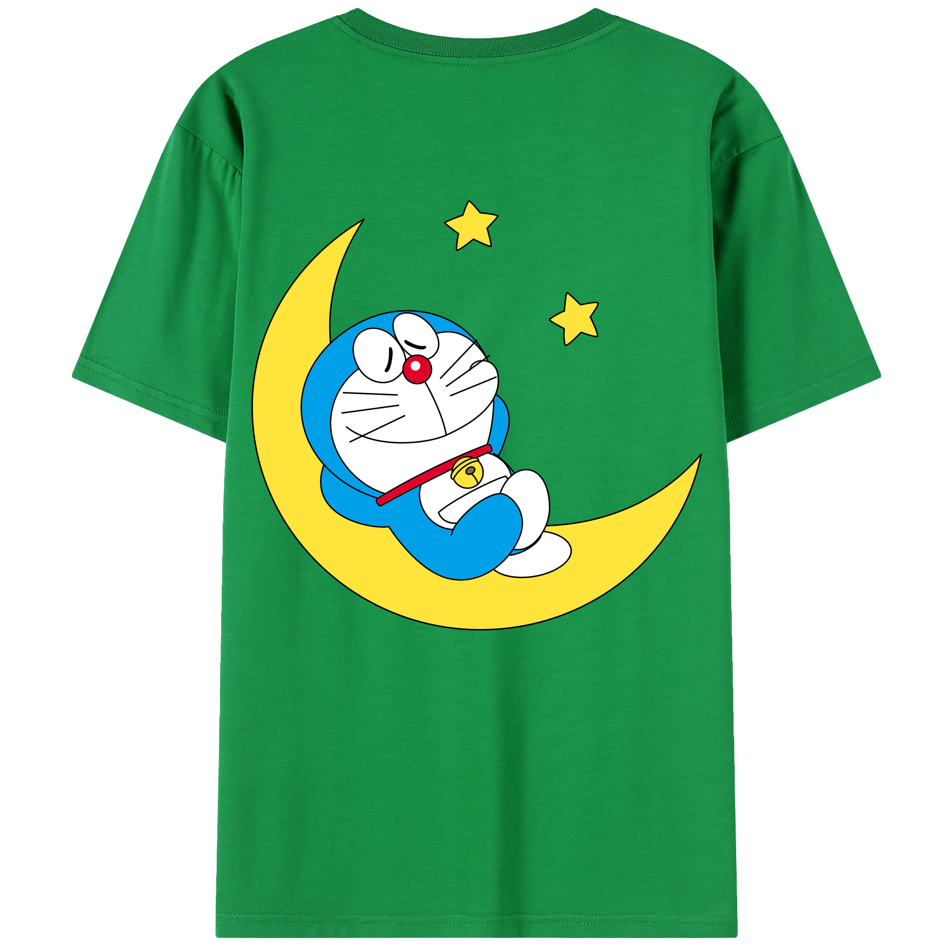 （画像用） ドラえもん Doraemon 綿100％半袖Tシャツ（背面プリント）