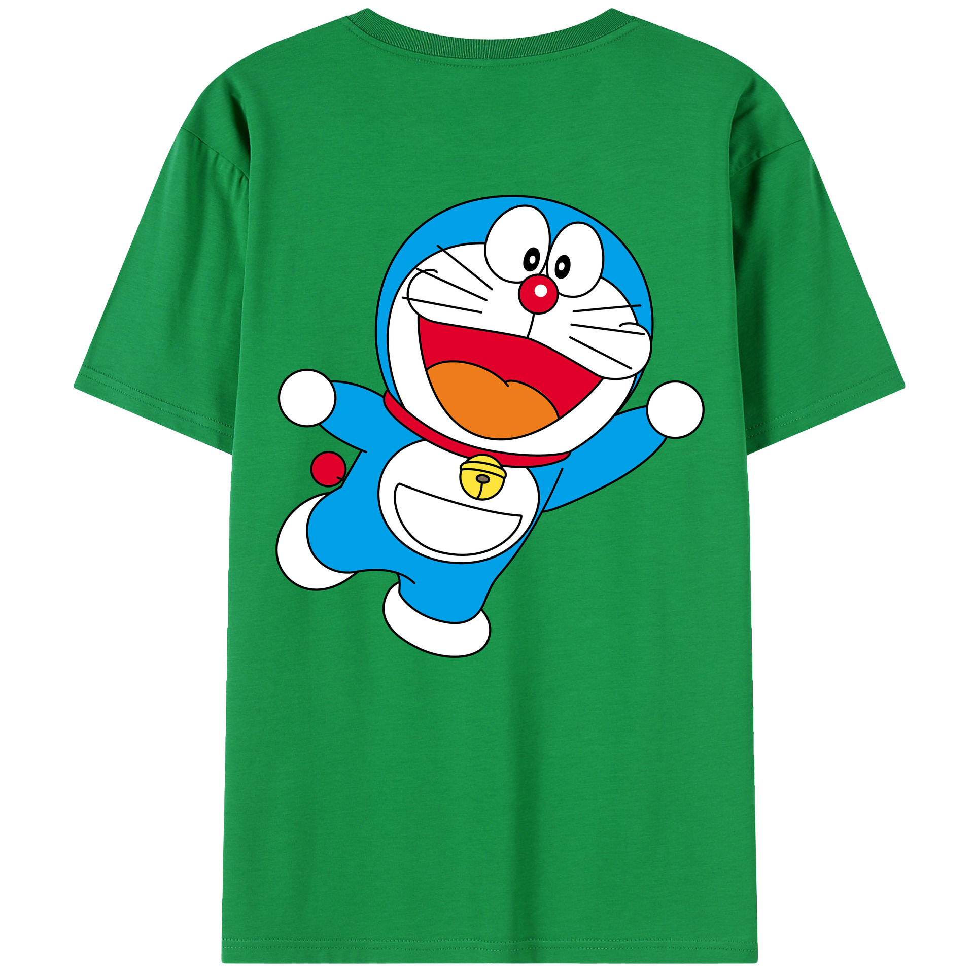 （画像用） ドラえもん Doraemon 綿100％半袖Tシャツ（背面プリント）