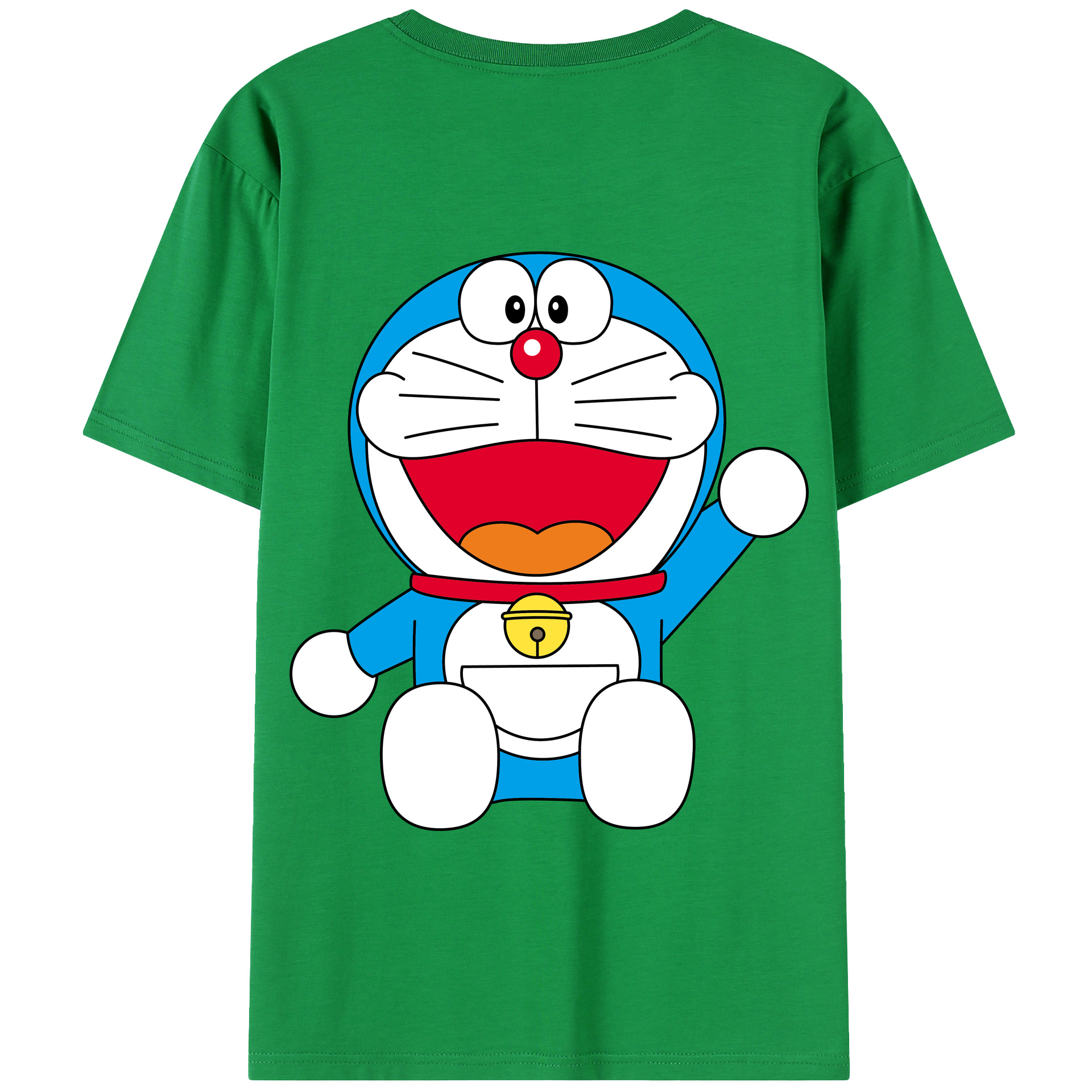 （画像用） ドラえもん Doraemon 綿100％半袖Tシャツ（背面プリント）