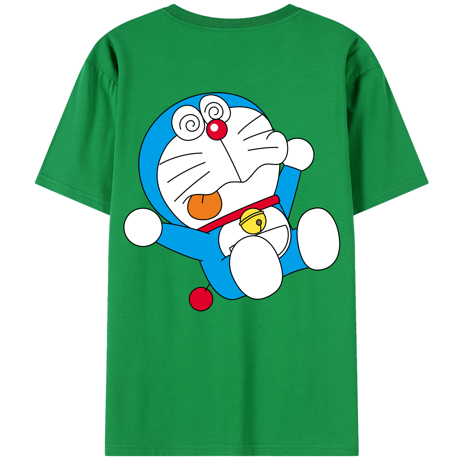 （画像用） ドラえもん Doraemon 綿100％半袖Tシャツ（背面プリント）