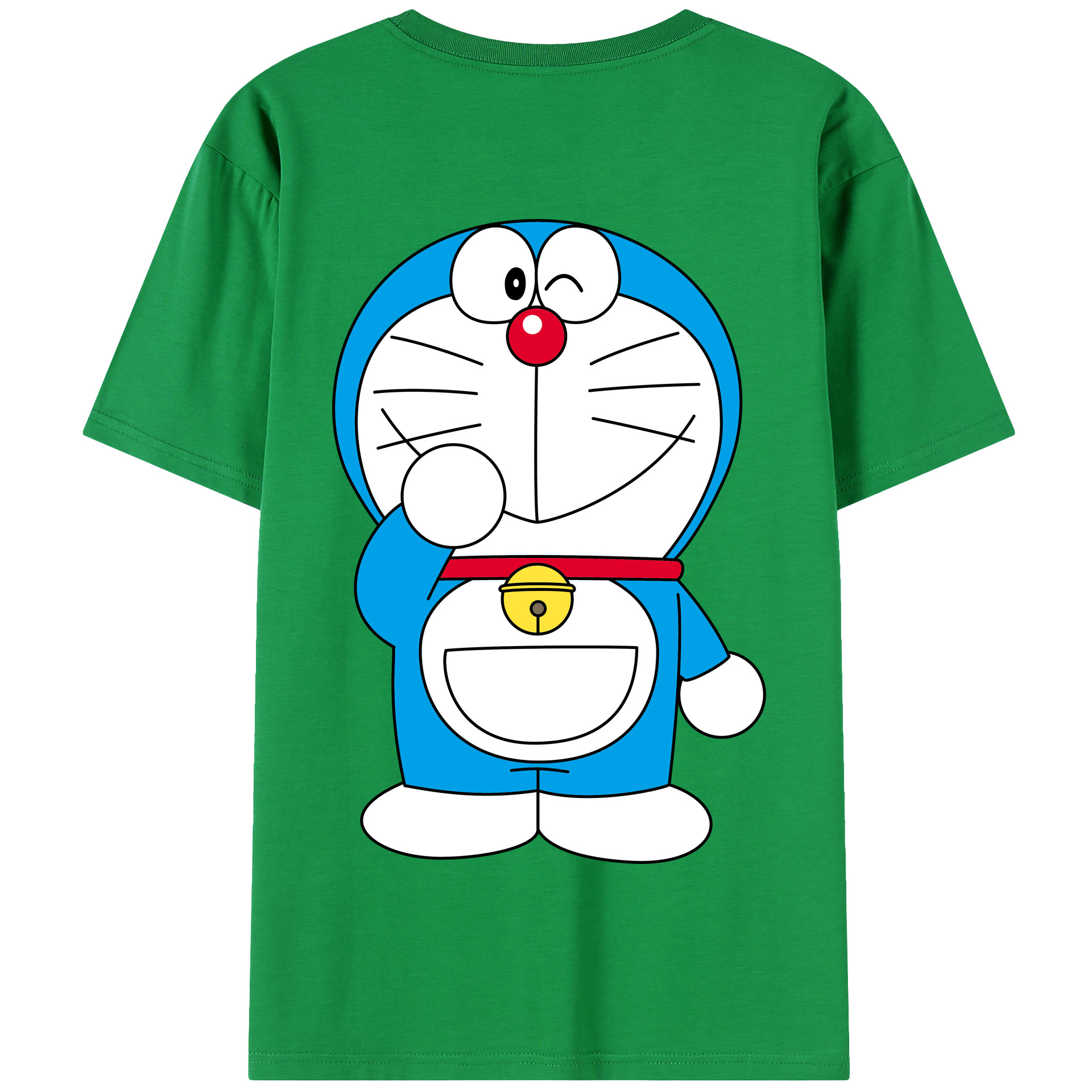 （画像用） ドラえもん Doraemon 綿100％半袖Tシャツ（背面プリント）