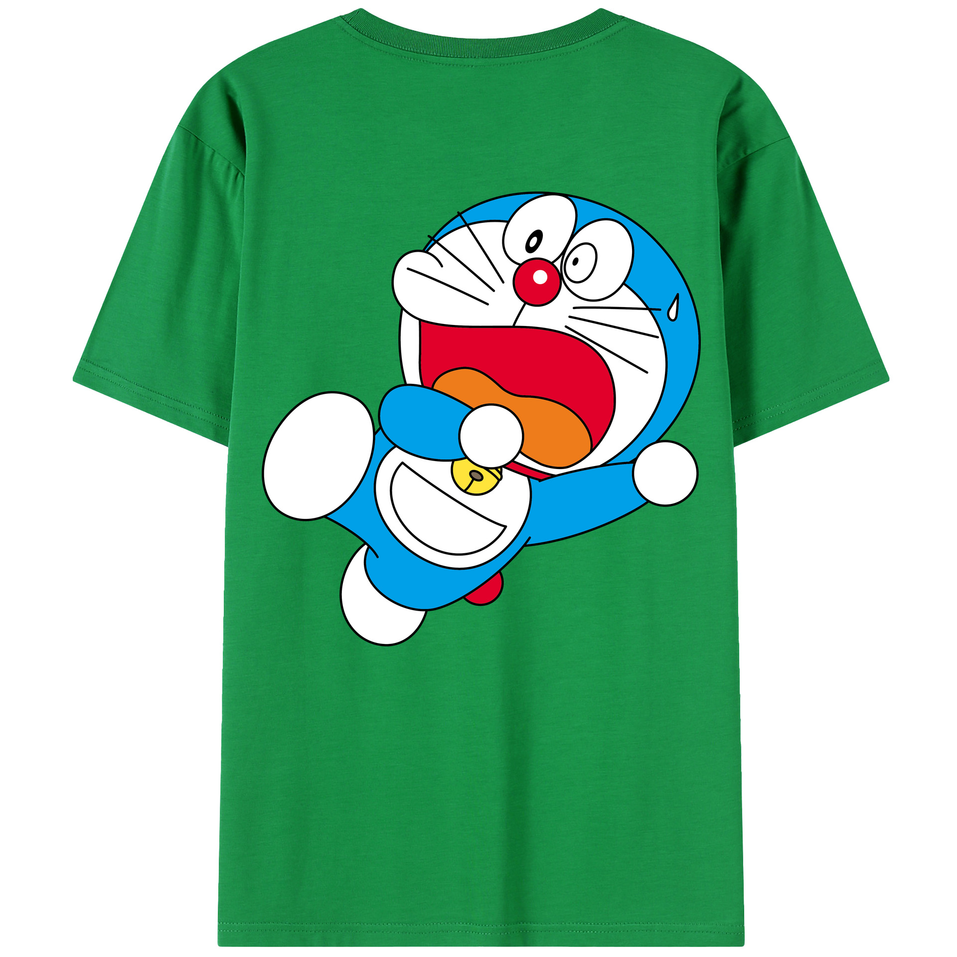 （画像用） ドラえもん Doraemon 綿100％半袖Tシャツ（背面プリント）
