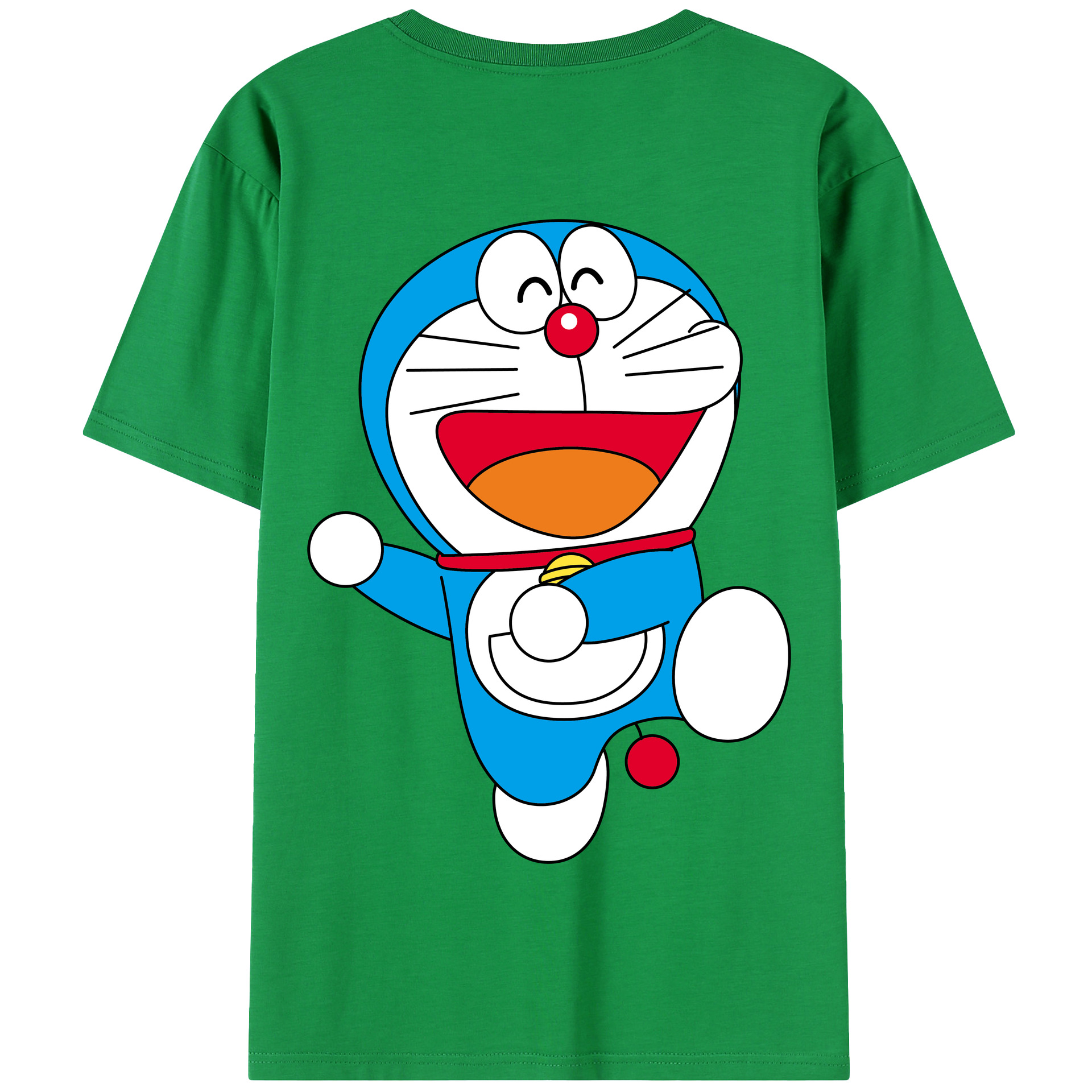（画像用） ドラえもん Doraemon 綿100％半袖Tシャツ（背面プリント）