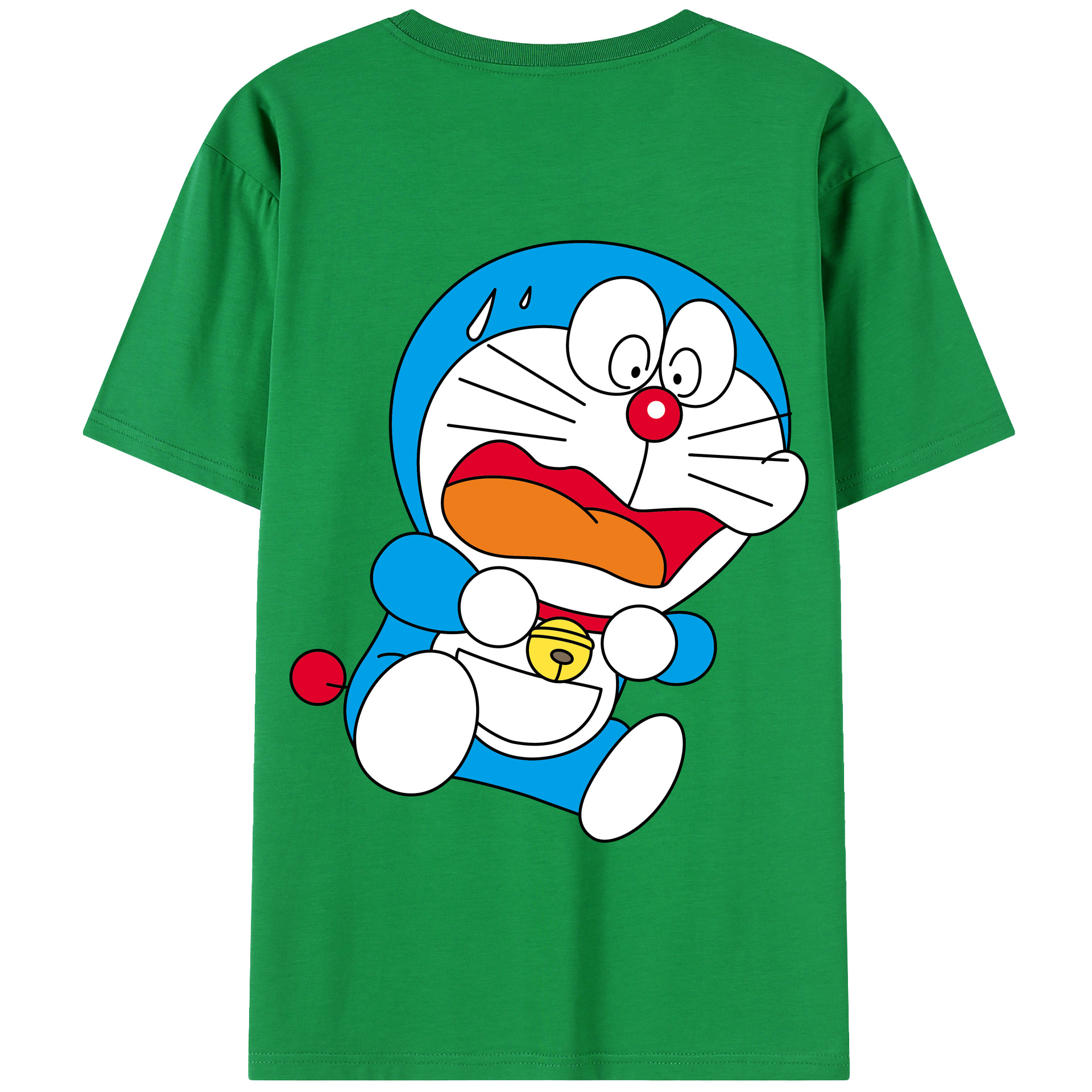 （画像用） ドラえもん Doraemon 綿100％半袖Tシャツ（背面プリント）