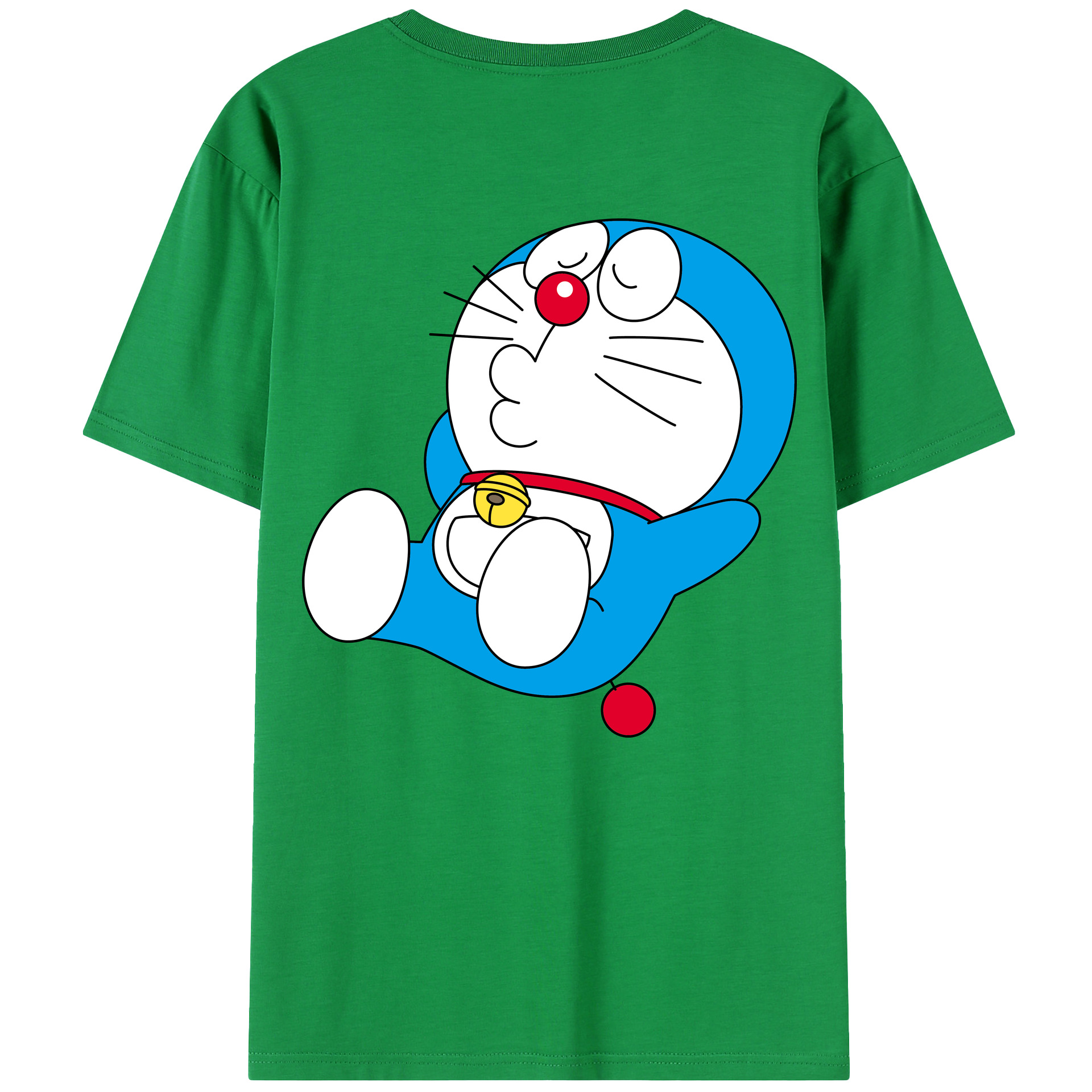 （画像用） ドラえもん Doraemon 綿100％半袖Tシャツ（背面プリント）