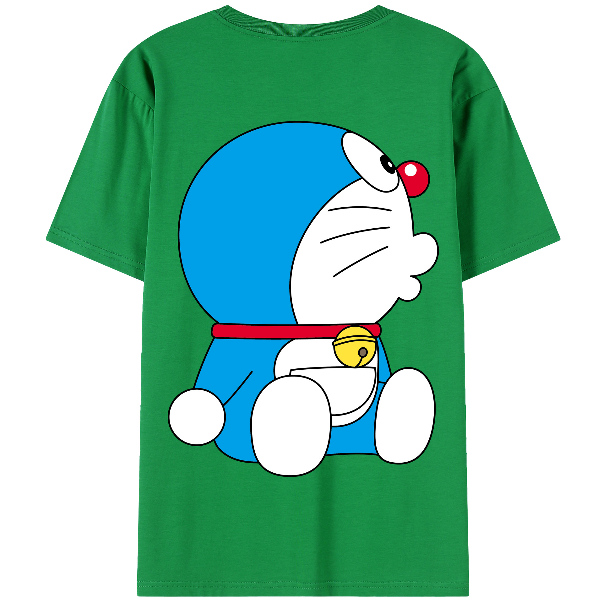 （画像用） ドラえもん Doraemon 綿100％半袖Tシャツ（背面プリント）