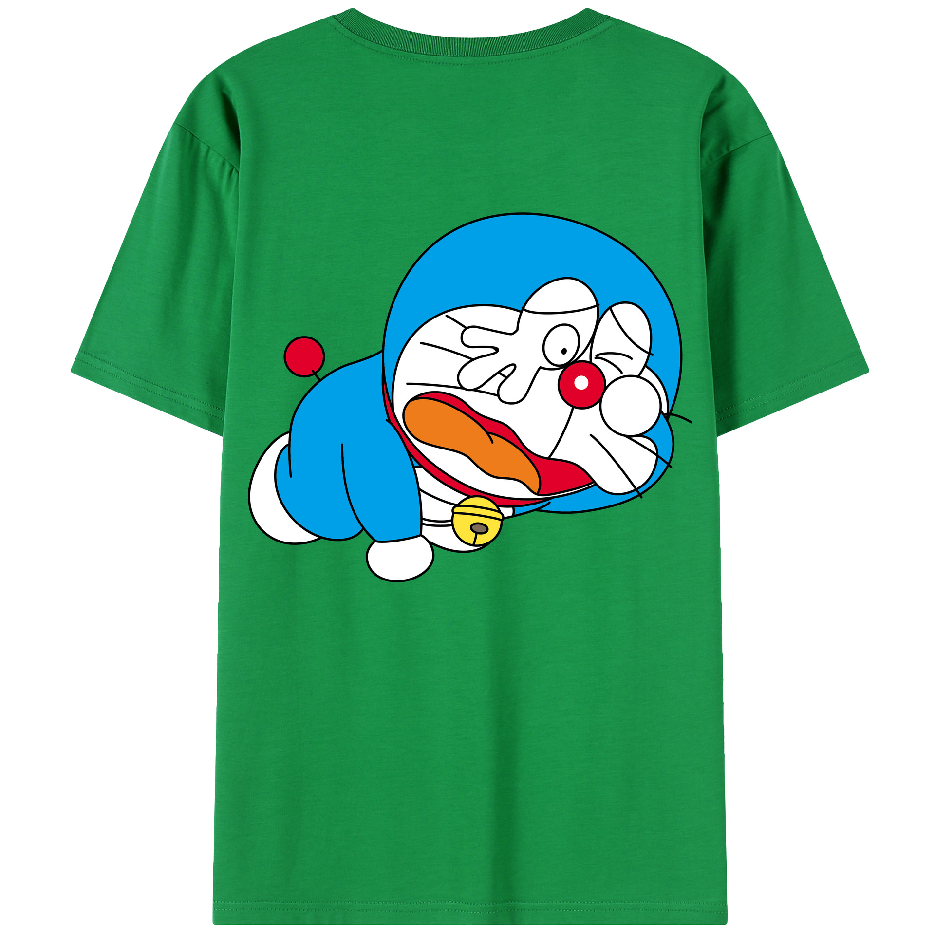 （画像用） ドラえもん Doraemon 綿100％半袖Tシャツ（背面プリント）