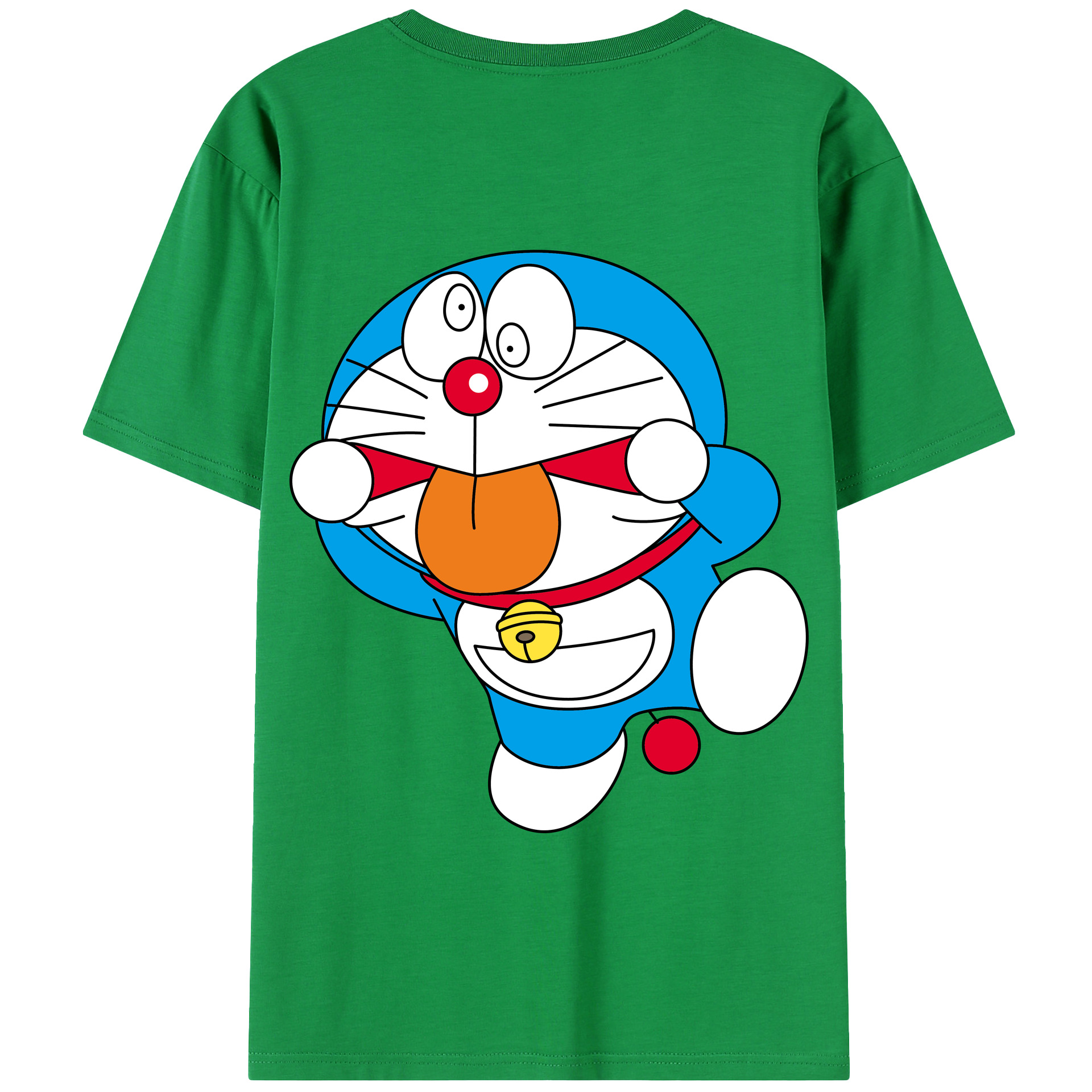 （画像用） ドラえもん Doraemon 綿100％半袖Tシャツ（背面プリント）