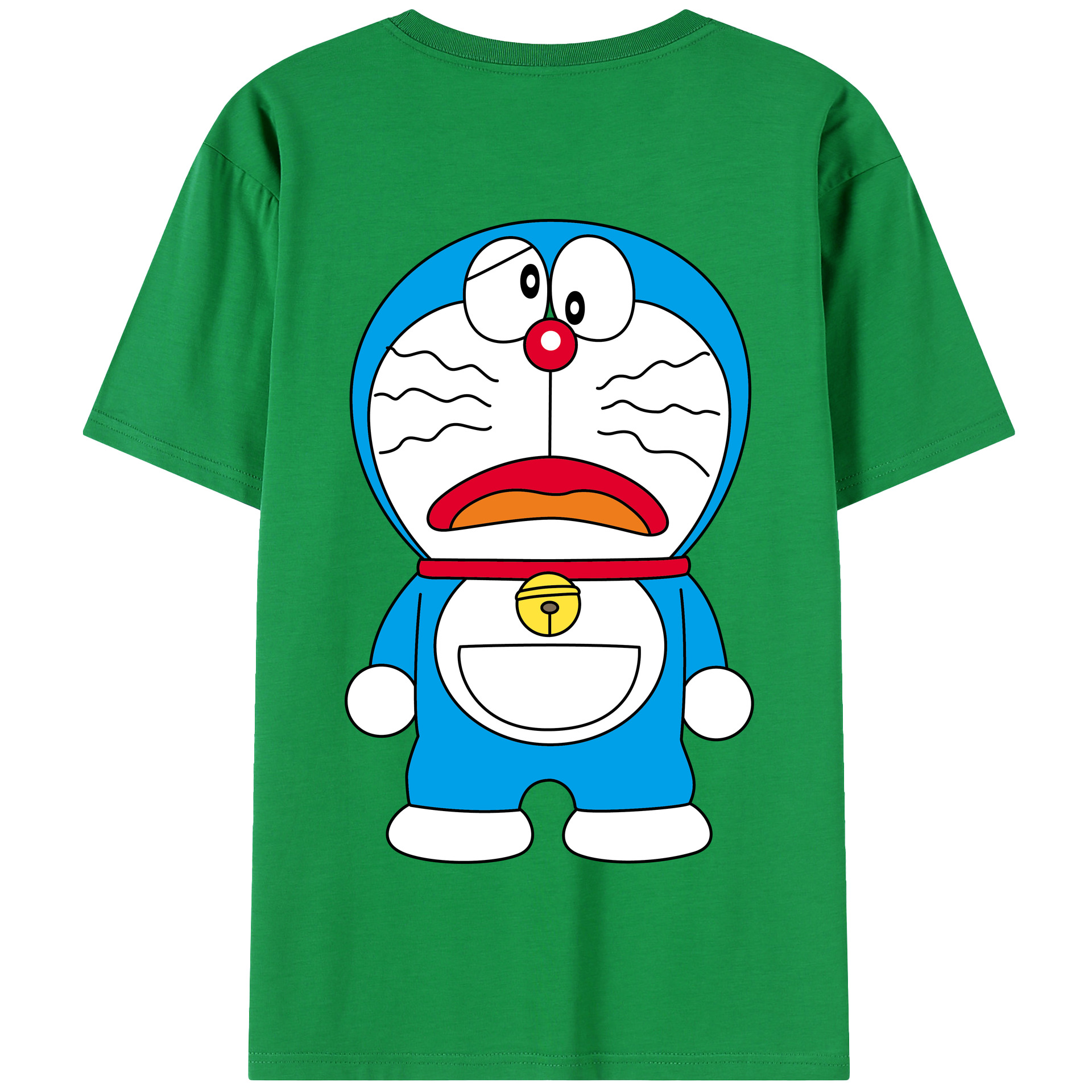 （画像用） ドラえもん Doraemon 綿100％半袖Tシャツ（背面プリント）