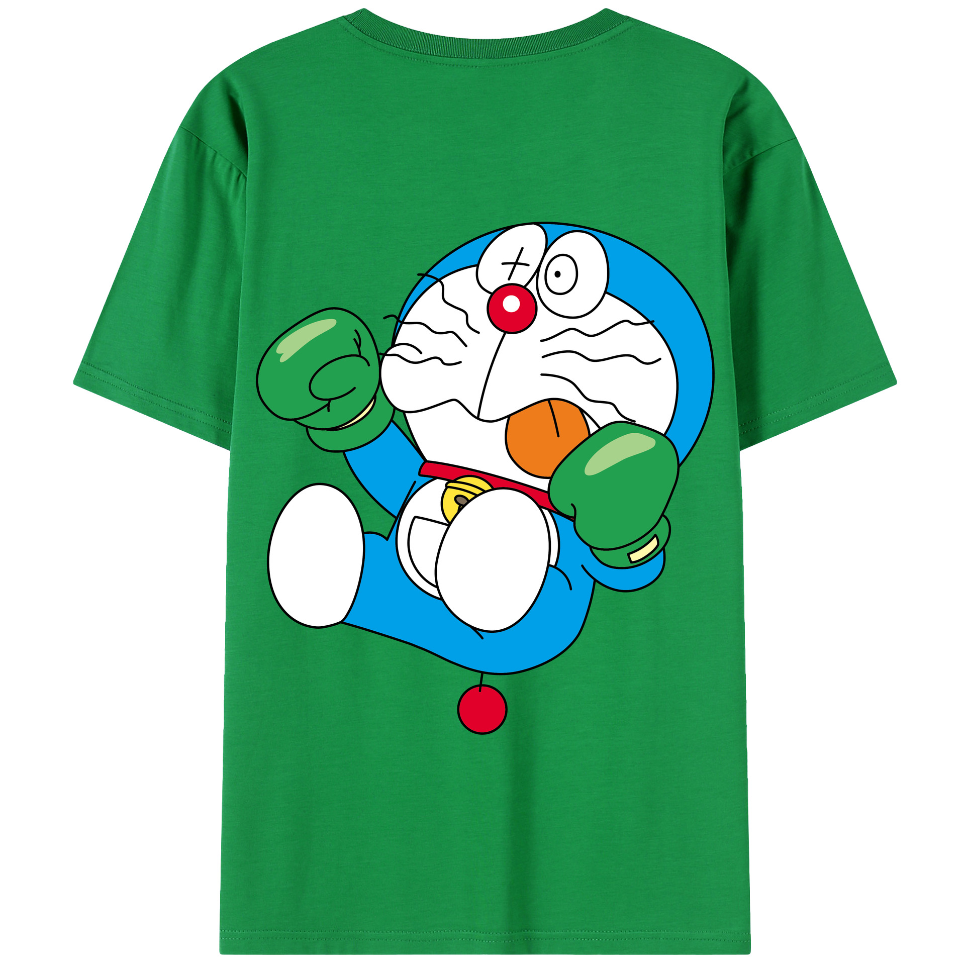 （画像用） ドラえもん Doraemon 綿100％半袖Tシャツ（背面プリント）