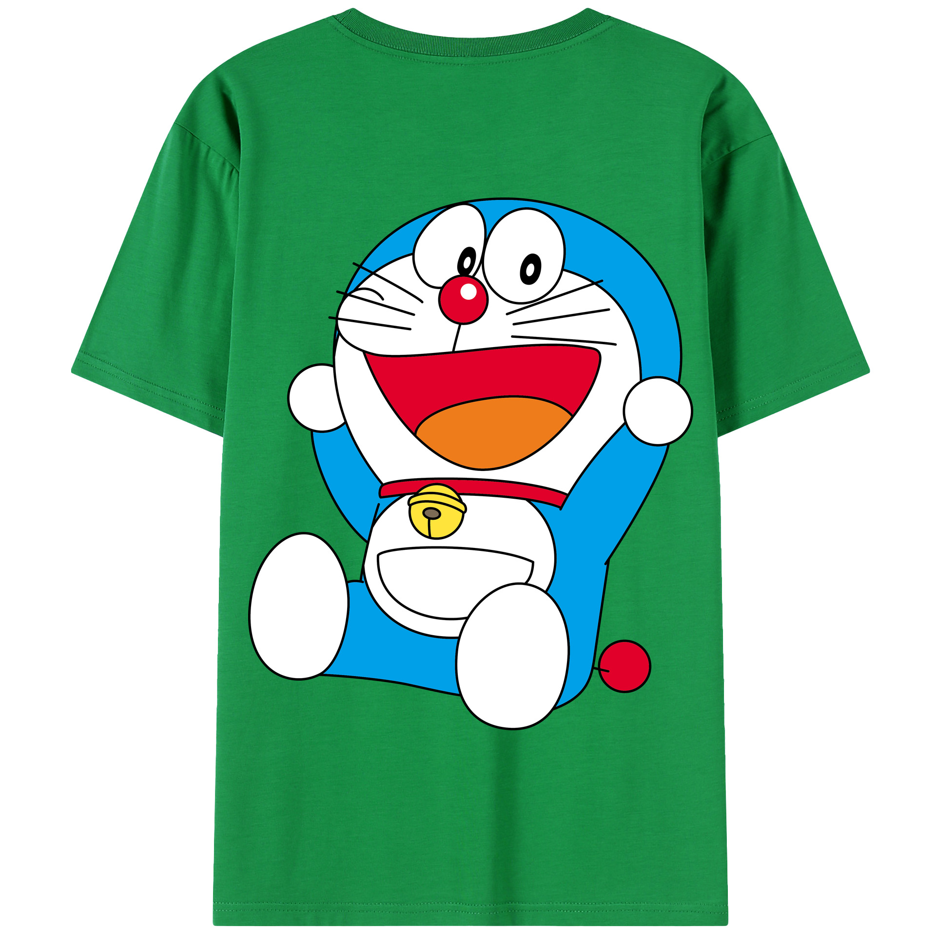 （画像用） ドラえもん Doraemon 綿100％半袖Tシャツ（背面プリント）