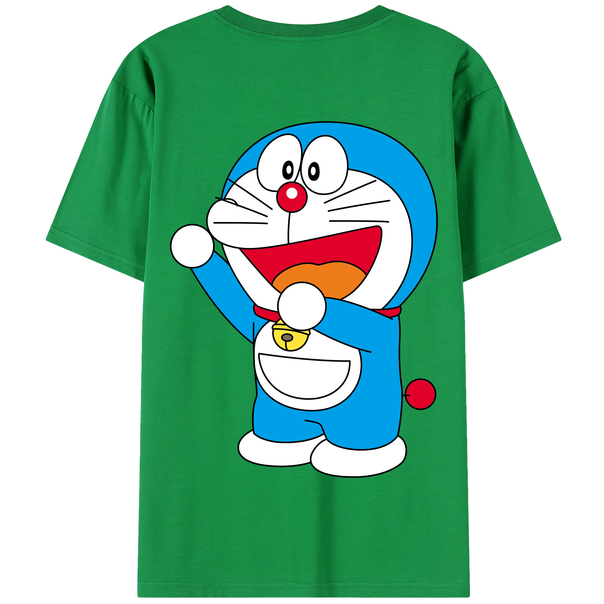 （画像用） ドラえもん Doraemon 綿100％半袖Tシャツ（背面プリント）